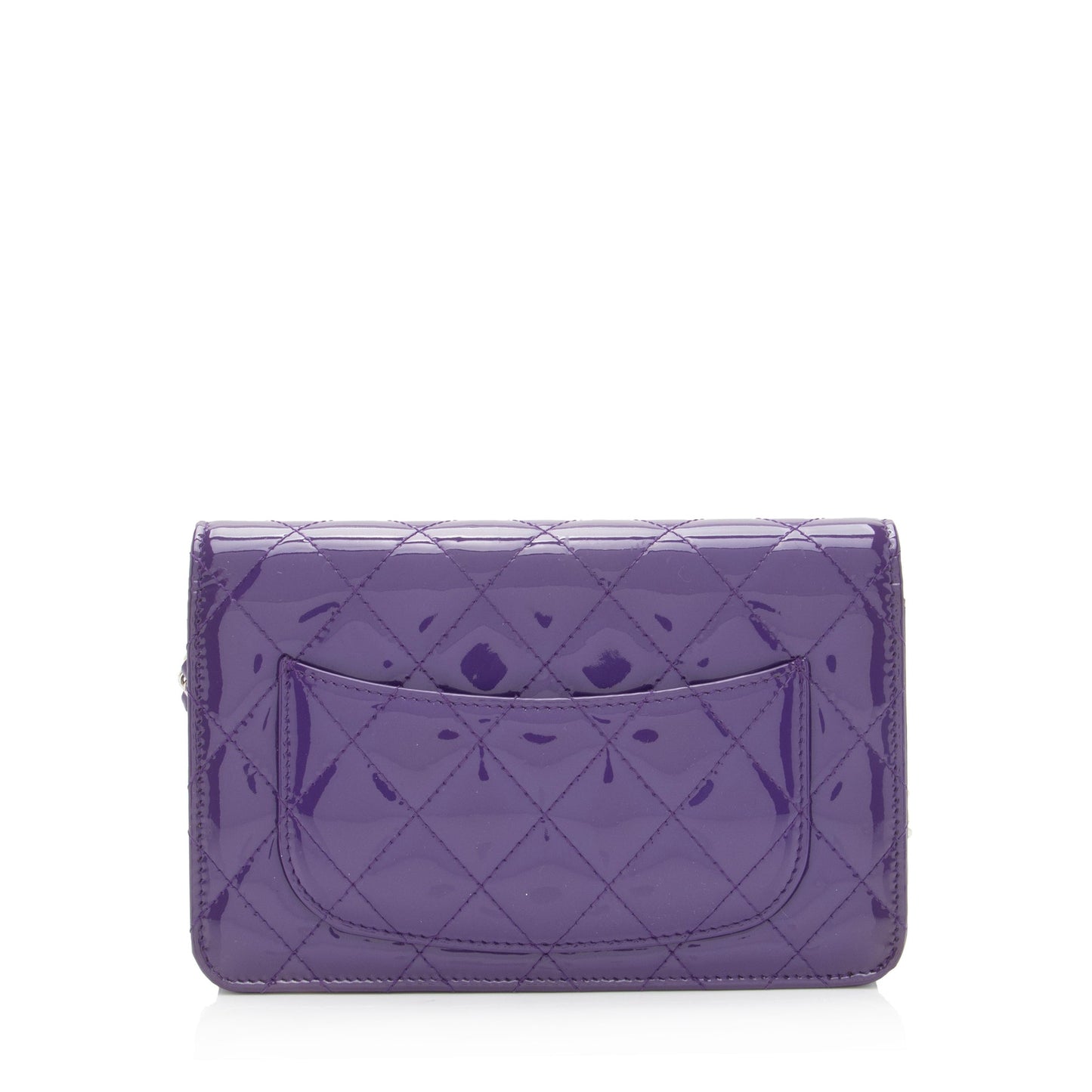 Chanel Patent Leather Classic Wallet on Chain Bag (SHF-0qaVpG)