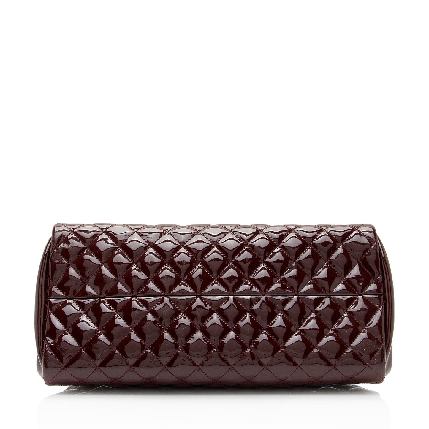 Chanel Patent Leather Just Mademoiselle Bowler Bag (SHF-HKPpy4)