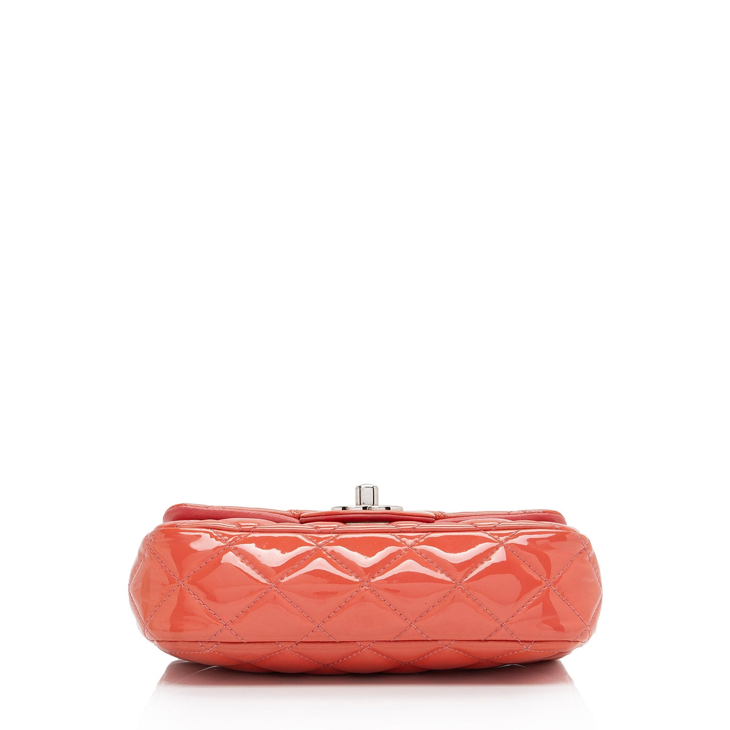 Chanel Patent Leather Rectangular Extra Mini Flap Bag (SHF-M8fPie)