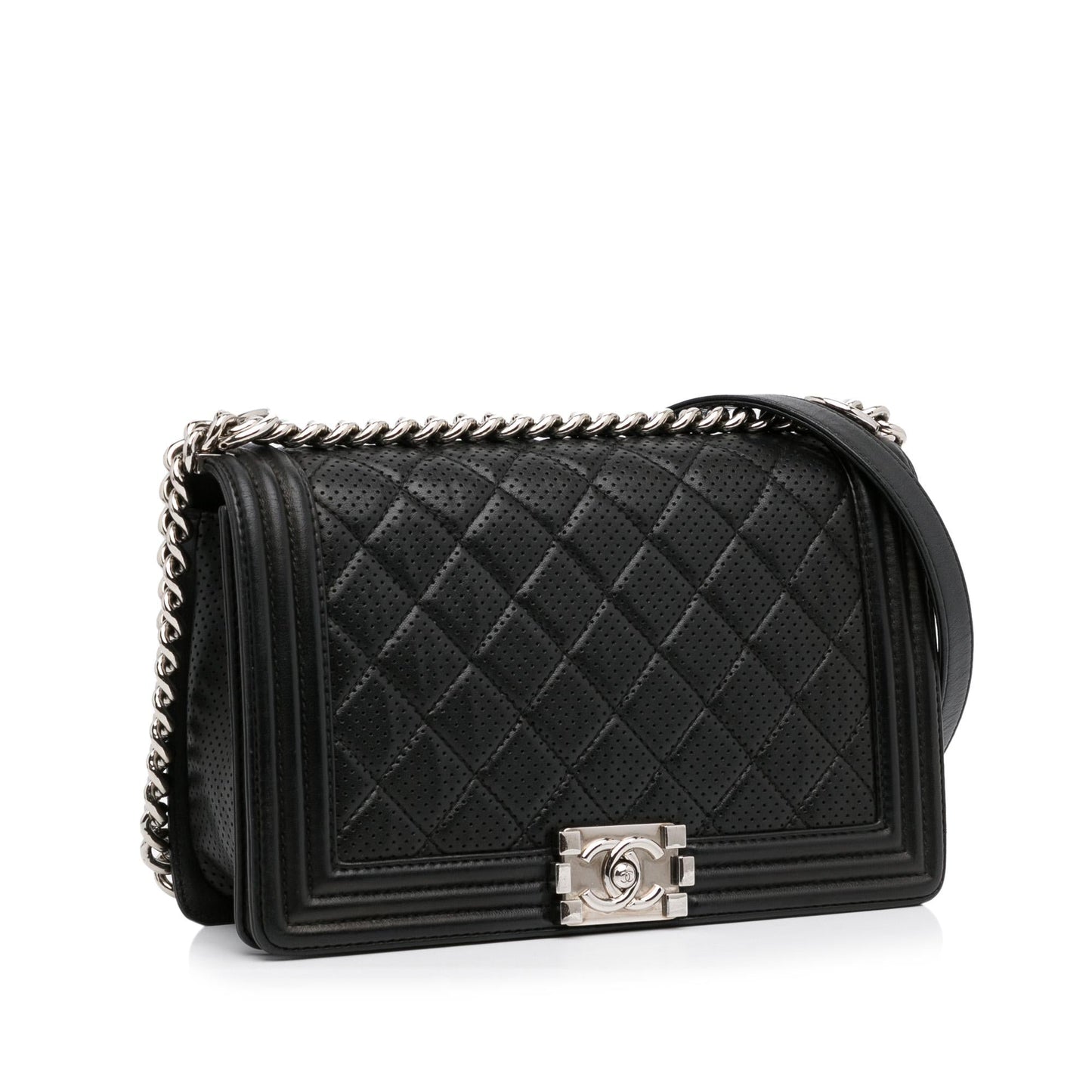 Chanel Perforated Lambskin Boy Flap (SHG-5uI7Qu)