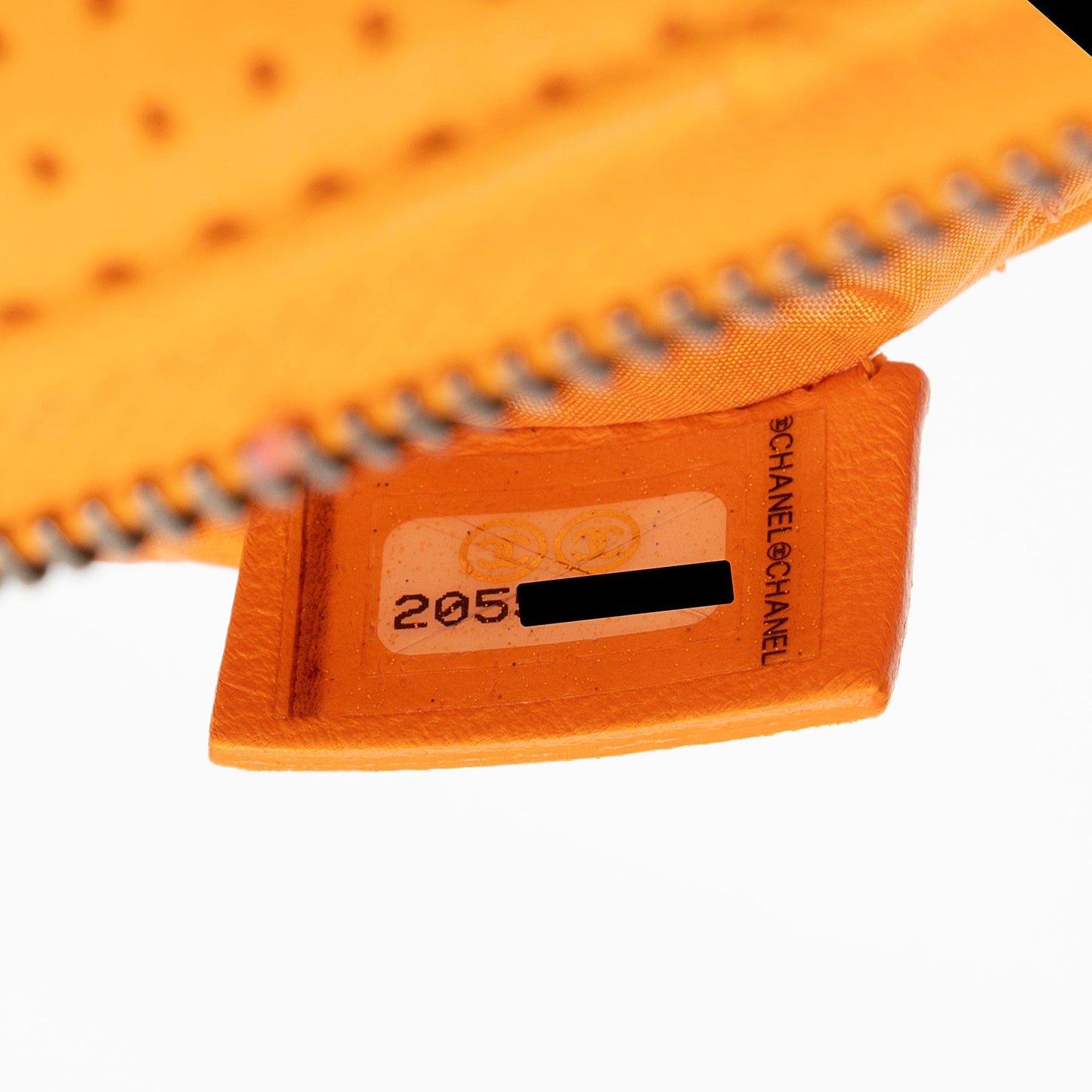 Chanel Perforated Leather Medium O-Case (SHF-1ENMya)