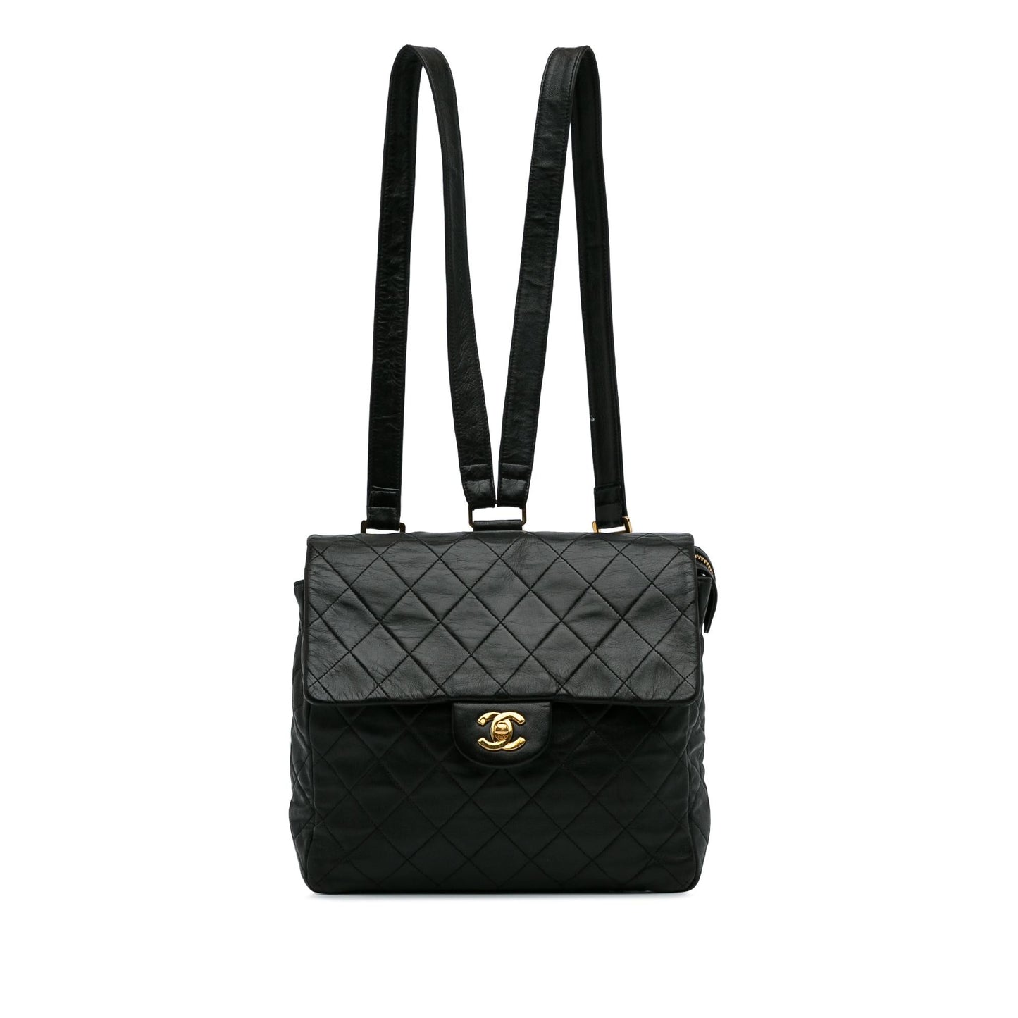 Chanel Quilted CC Flap Backpack (SHG-XI7DTD)