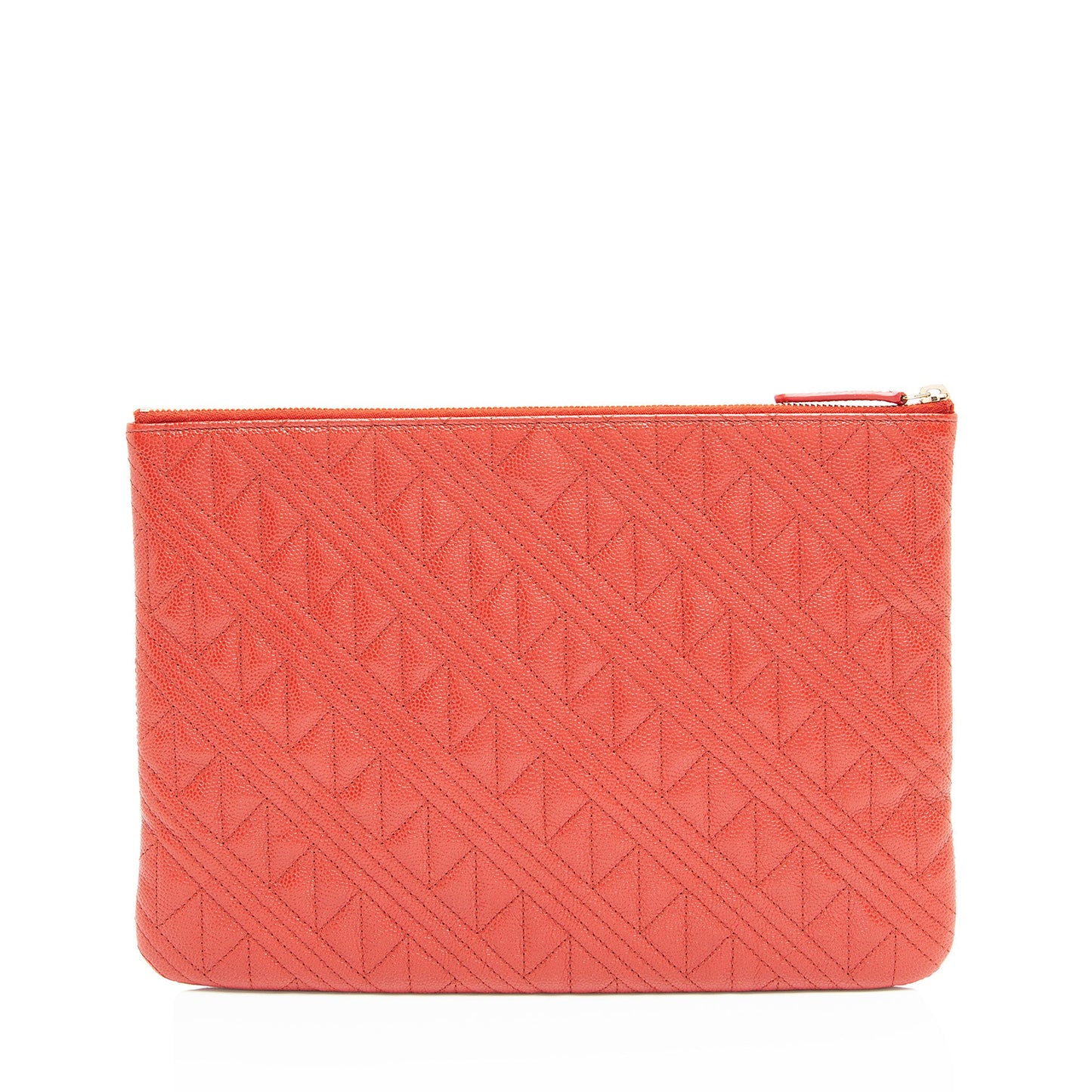 Chanel Quilted Caviar Leather Medium O-Case (SHF-AsHaeD)