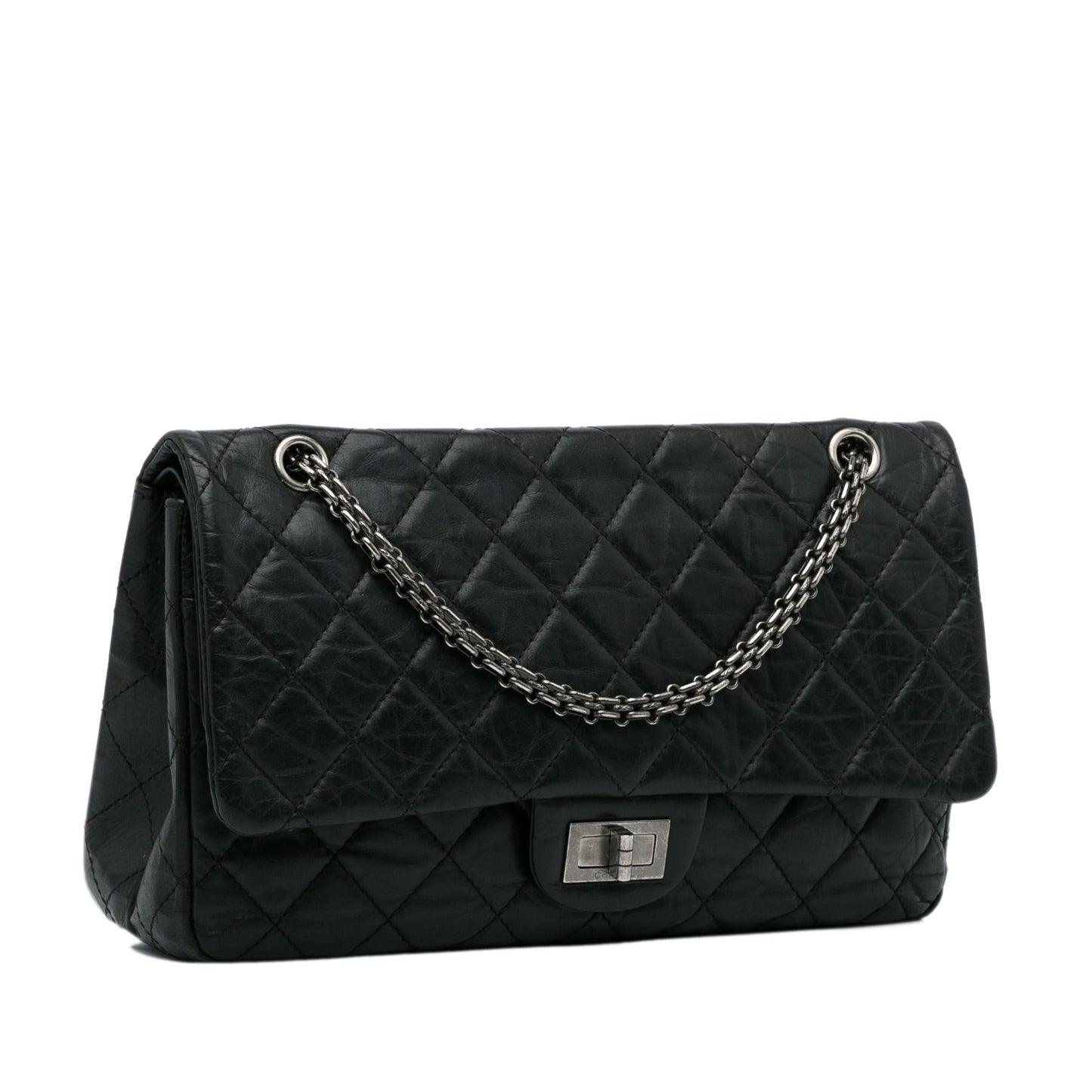 Chanel Reissue 2.55 Aged Calfskin Double Flap 227 (SHG-o5SdjV)