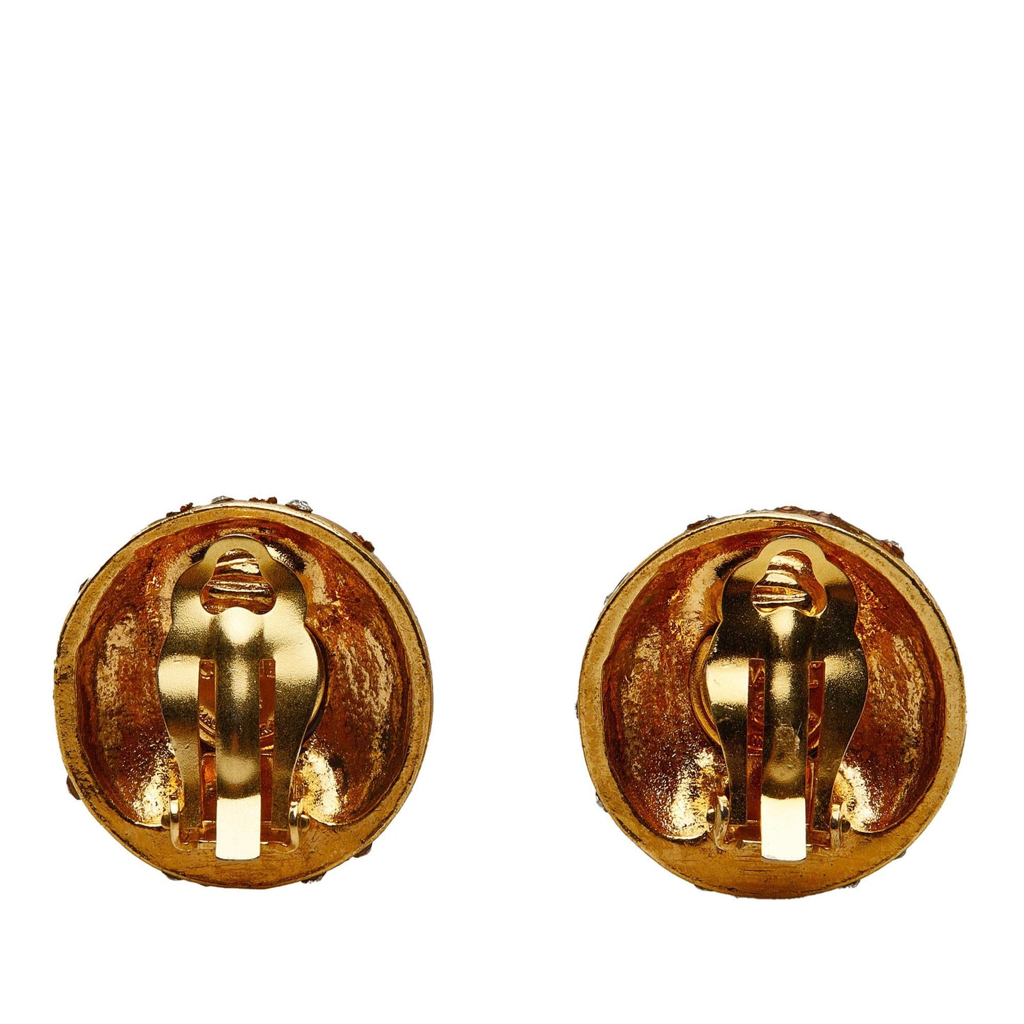 Chanel Rhinestone CC Clip On Earrings (SHG-s70Esg)