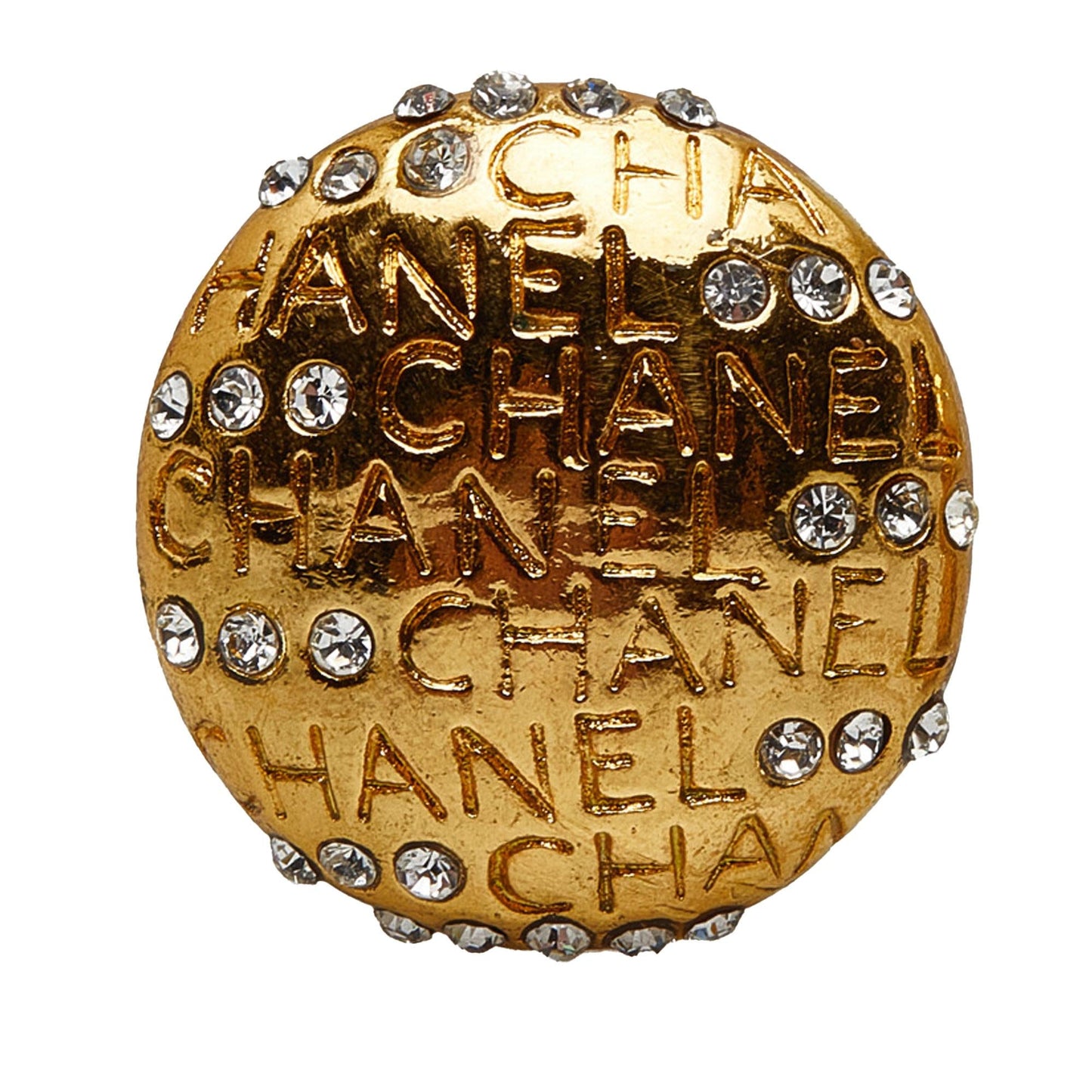 Chanel Rhinestone CC Clip On Earrings (SHG-s70Esg)