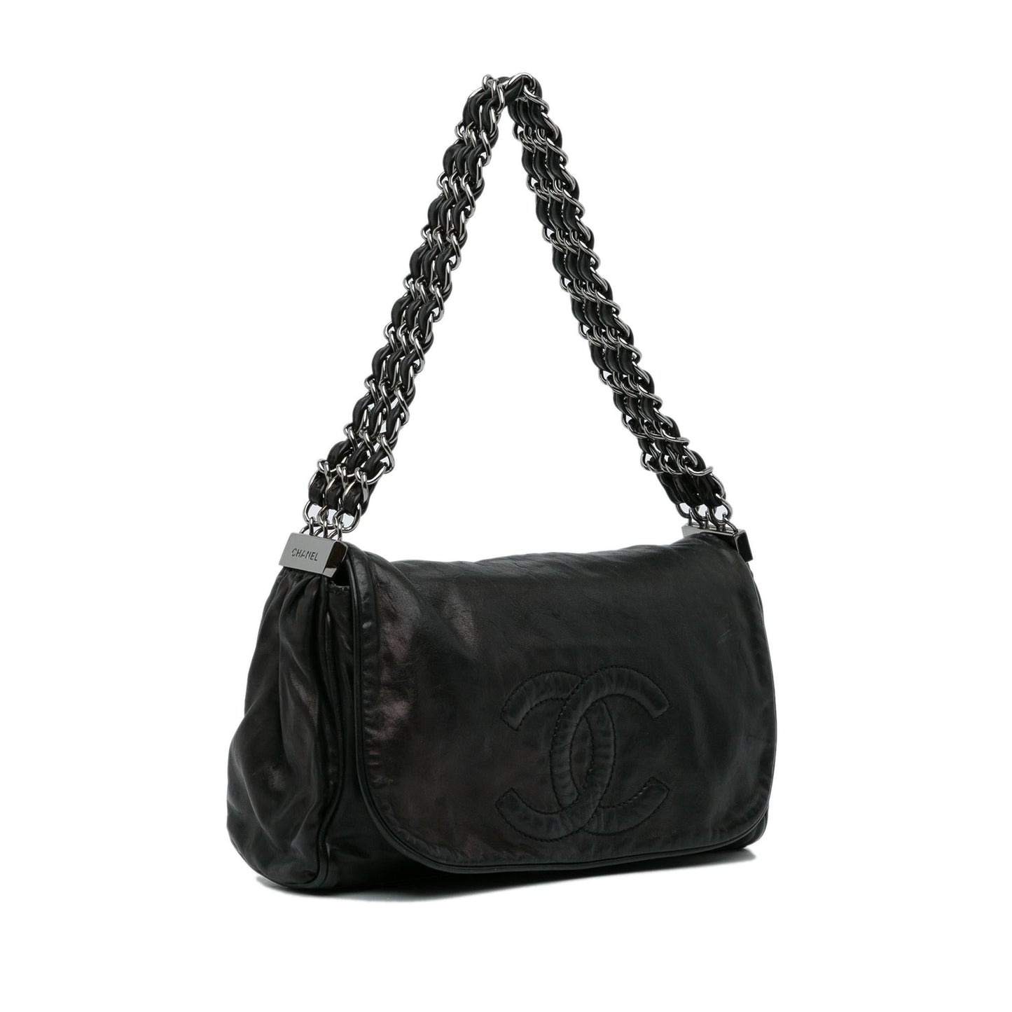 Chanel Rock & Chain Flap Bag (SHG-QeqFHZ)