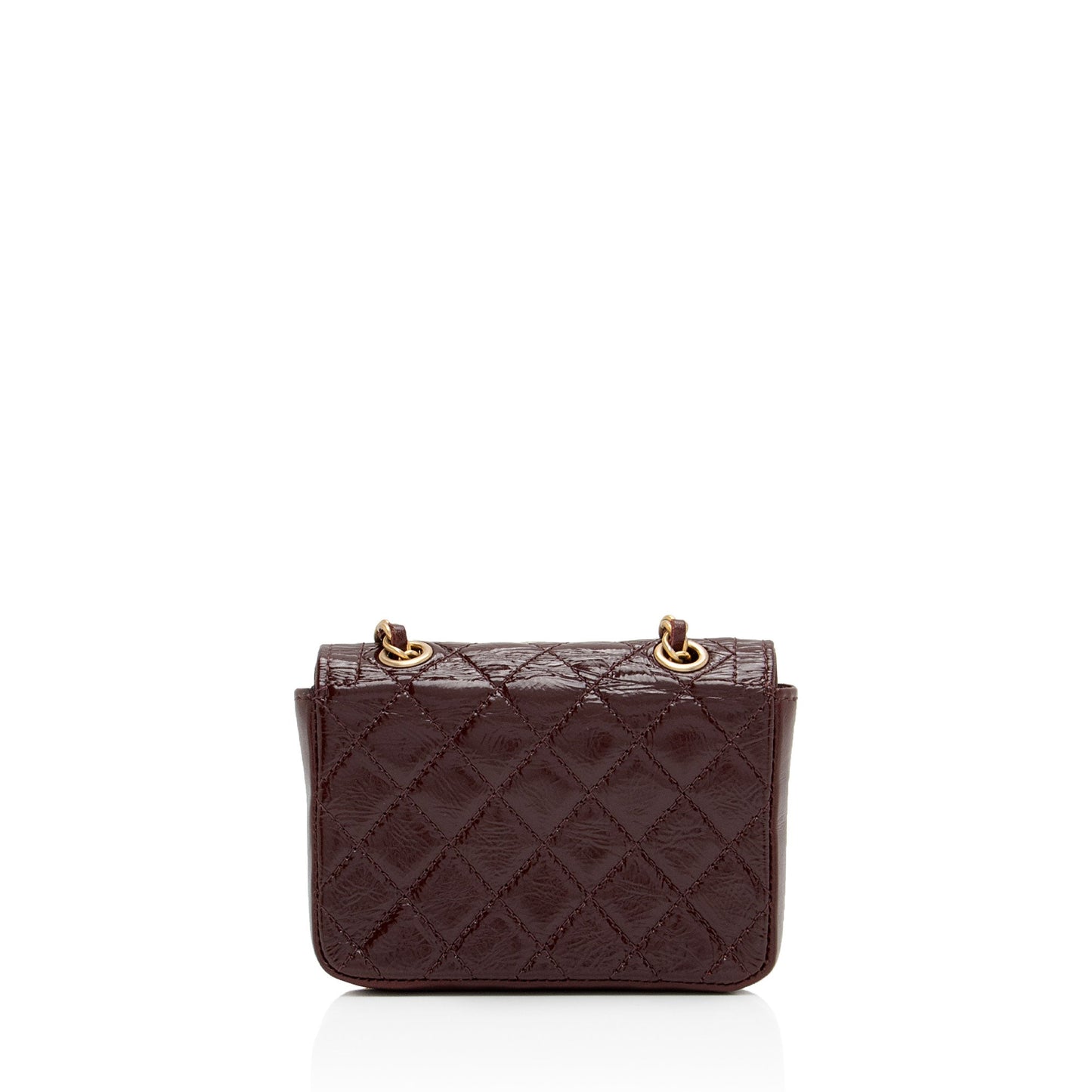 Chanel Shiny Aged Calfskin Flap Belt Bag (SHF-lqkDBp)