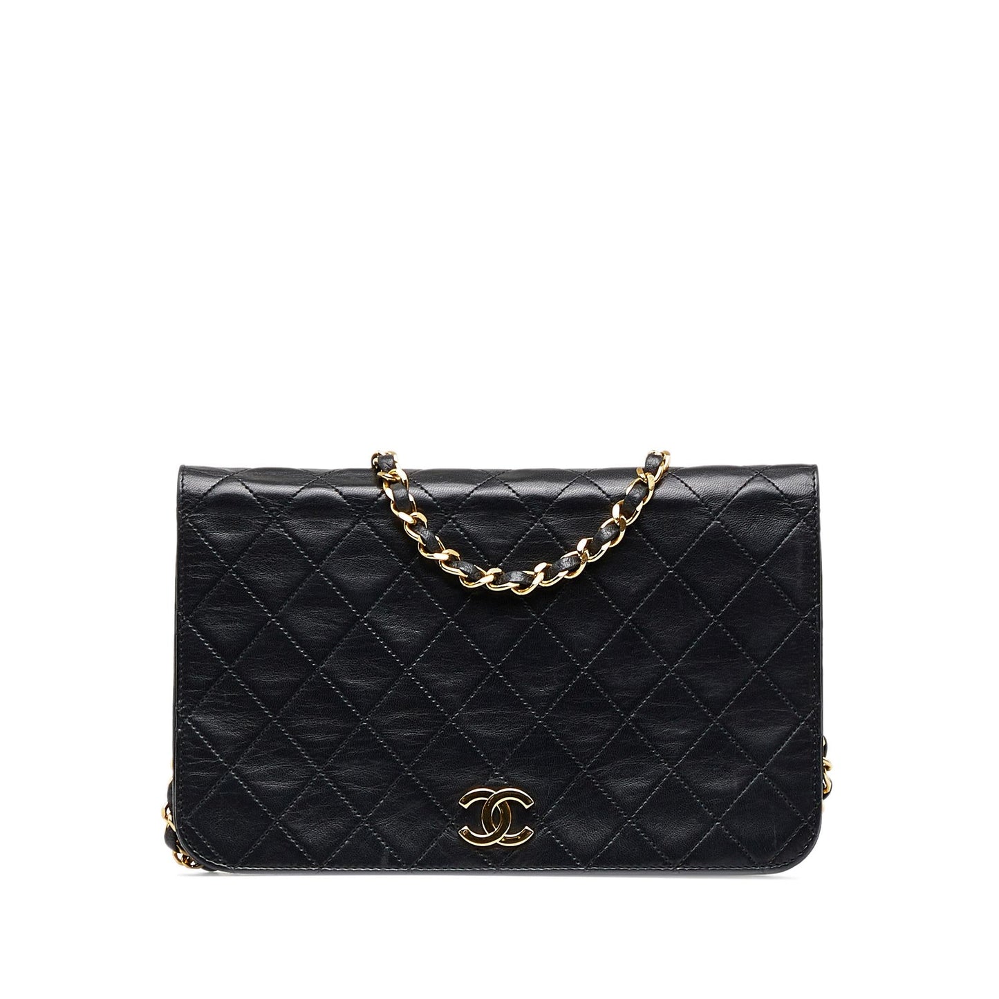 Chanel Small CC Quilted Full Flap Shoulder Bag (SHG-nZYrZm)