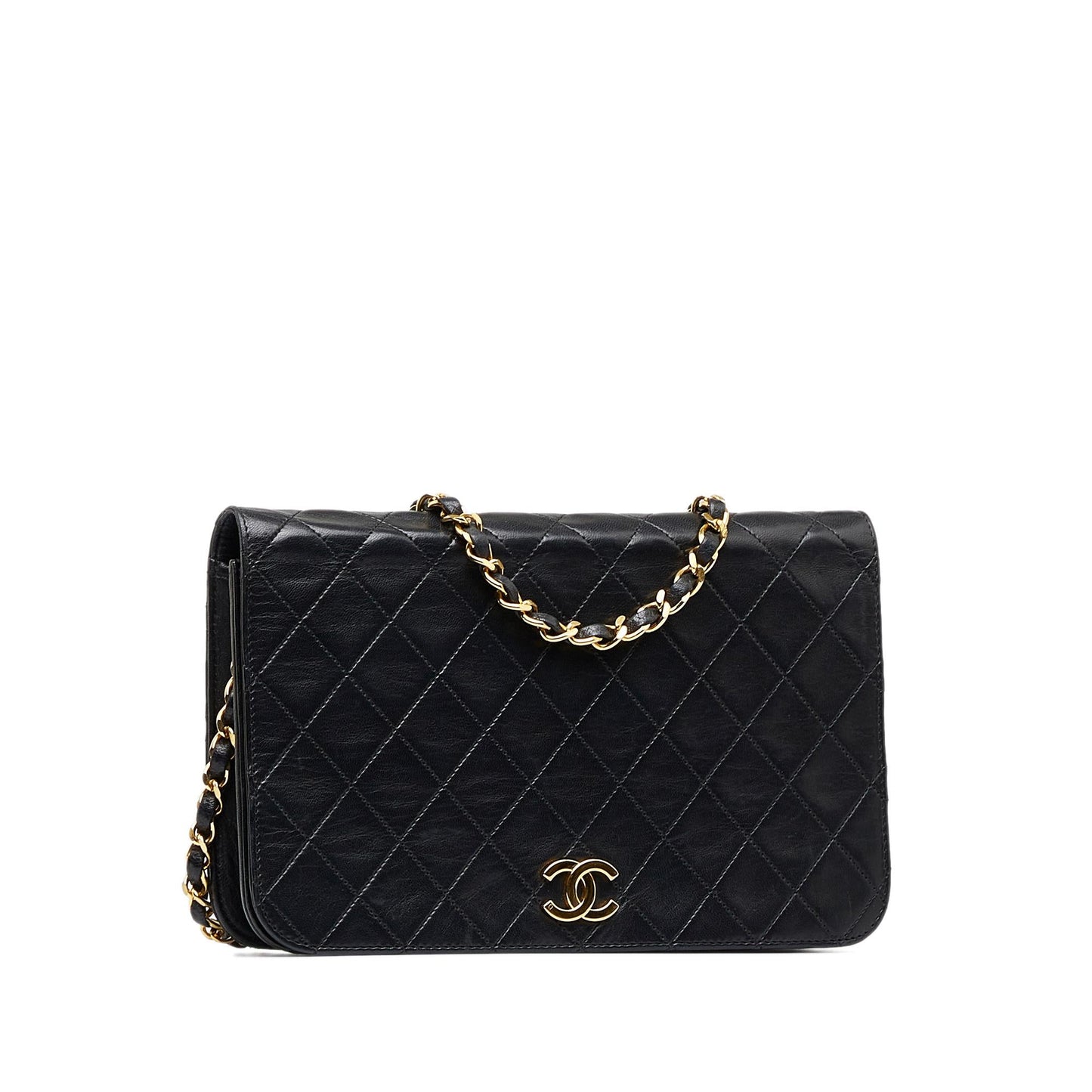 Chanel Small CC Quilted Full Flap Shoulder Bag (SHG-nZYrZm)