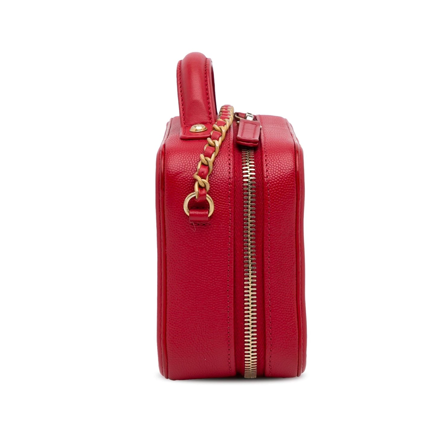 Chanel Small Caviar CC Filigree Vanity Bag (SHG-xceroo)