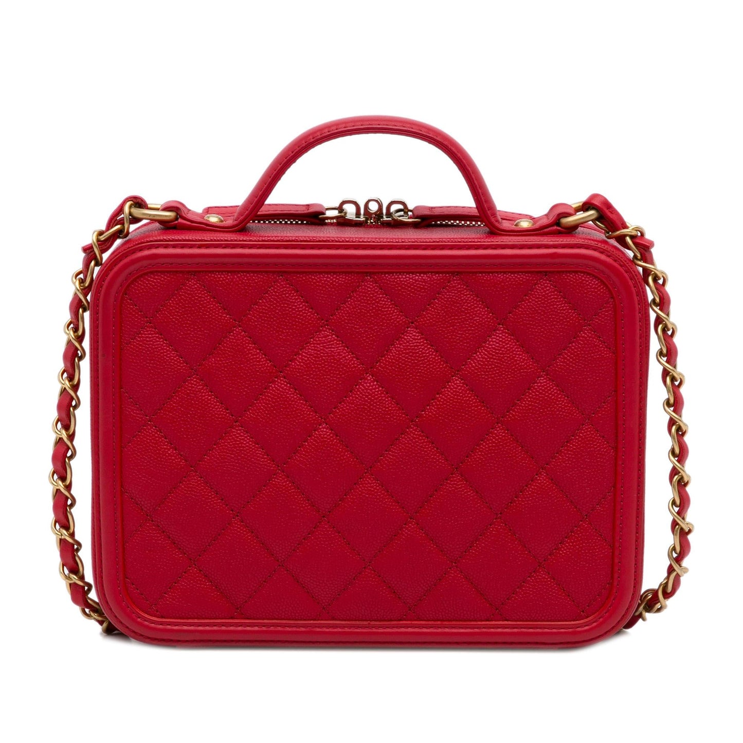Chanel Small Caviar CC Filigree Vanity Bag (SHG-tNIN6s)