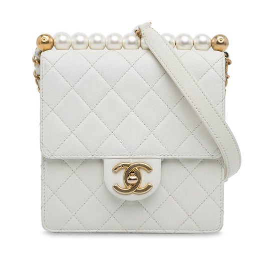 Chanel Small Chic Pearls Flap Bag (SHG-Uc61Ld)