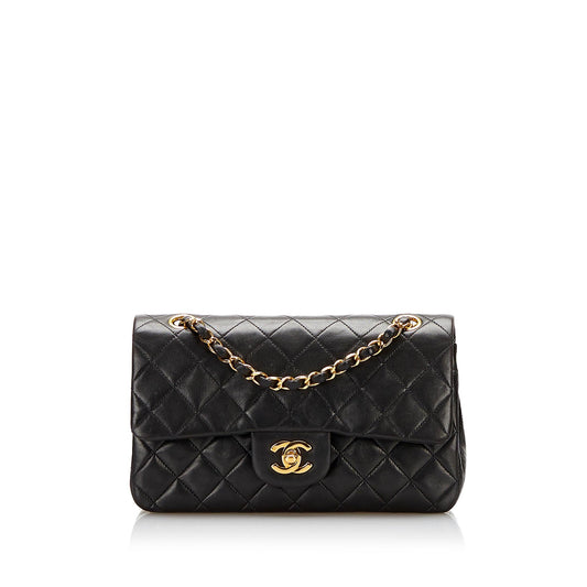 Chanel Small Classic Lambskin Double Flap (SHG-XR662u)