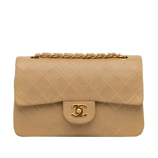 Chanel Small Classic Lambskin Double Flap (SHG-D8Xhs3)