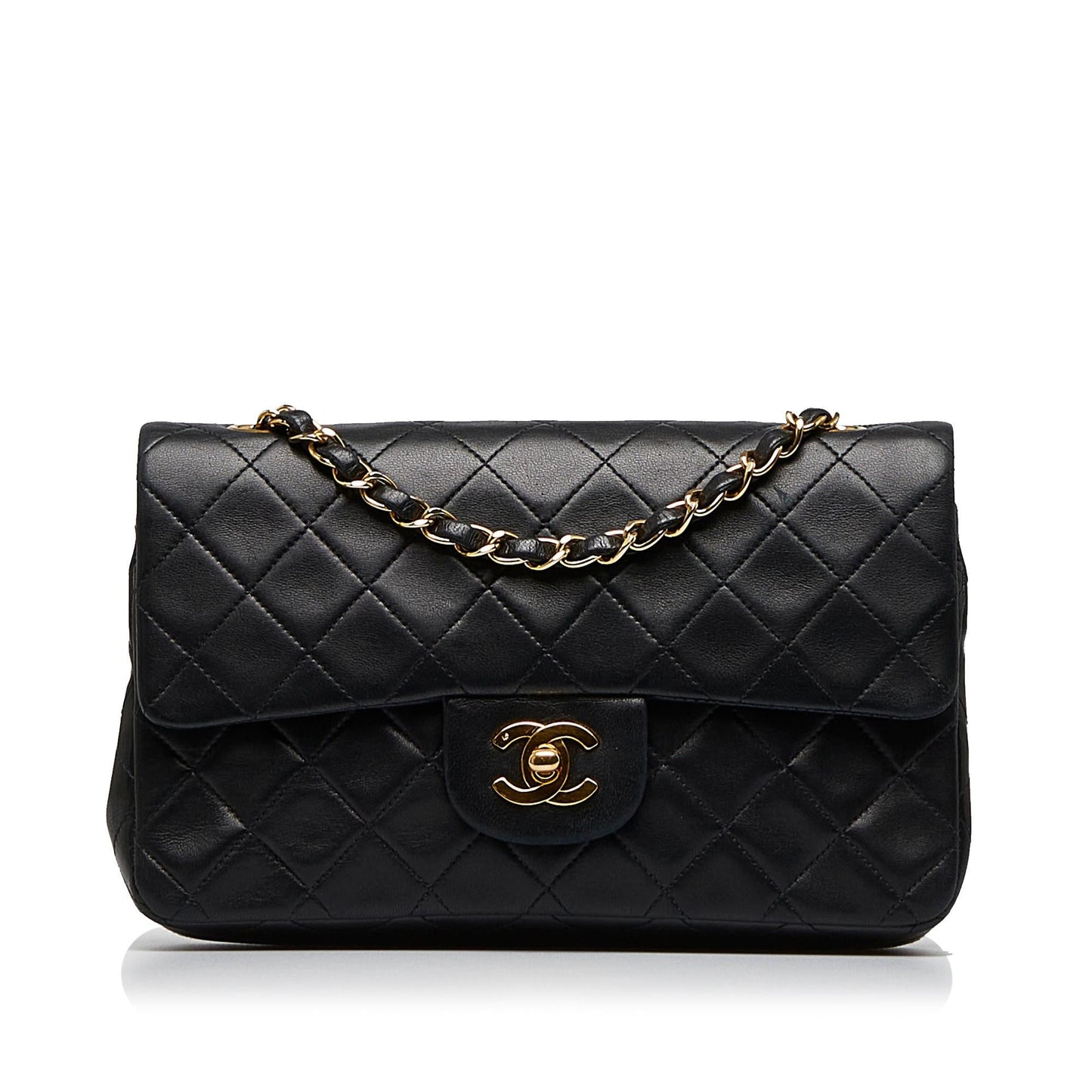 Chanel Small Classic Lambskin Double Flap (SHG-dSInHK)