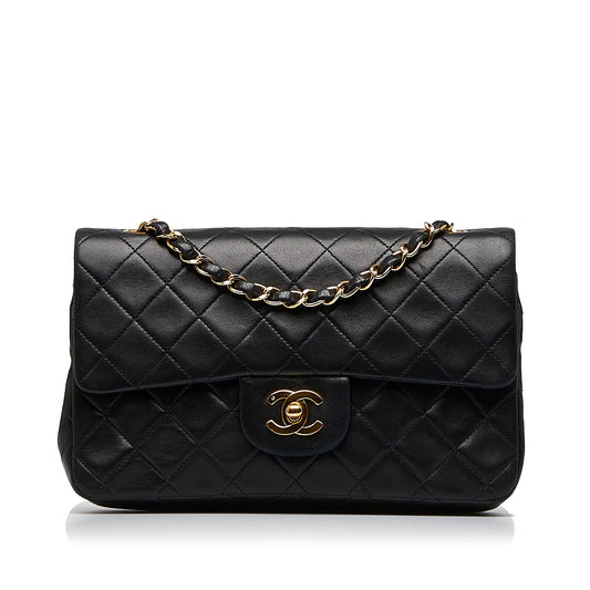 Chanel Small Classic Lambskin Double Flap (SHG-dSInHK)