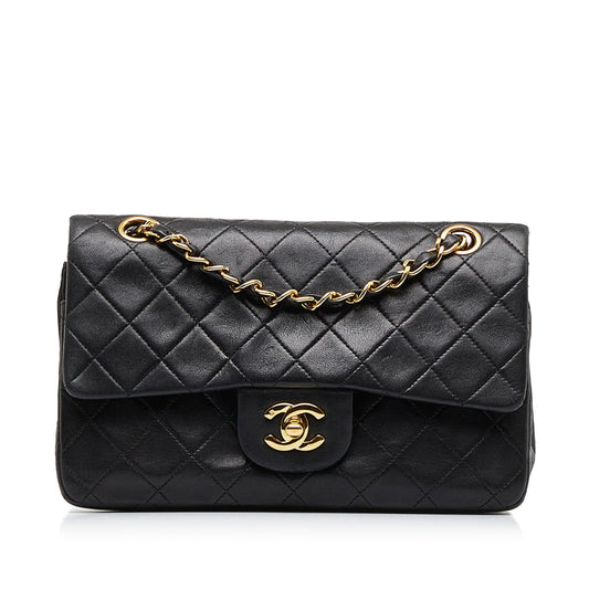 Chanel Small Classic Lambskin Double Flap (SHG-EK8hG4)