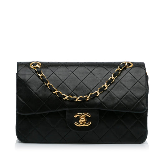 Chanel Small Classic Lambskin Double Flap (SHG-RDR1dh)