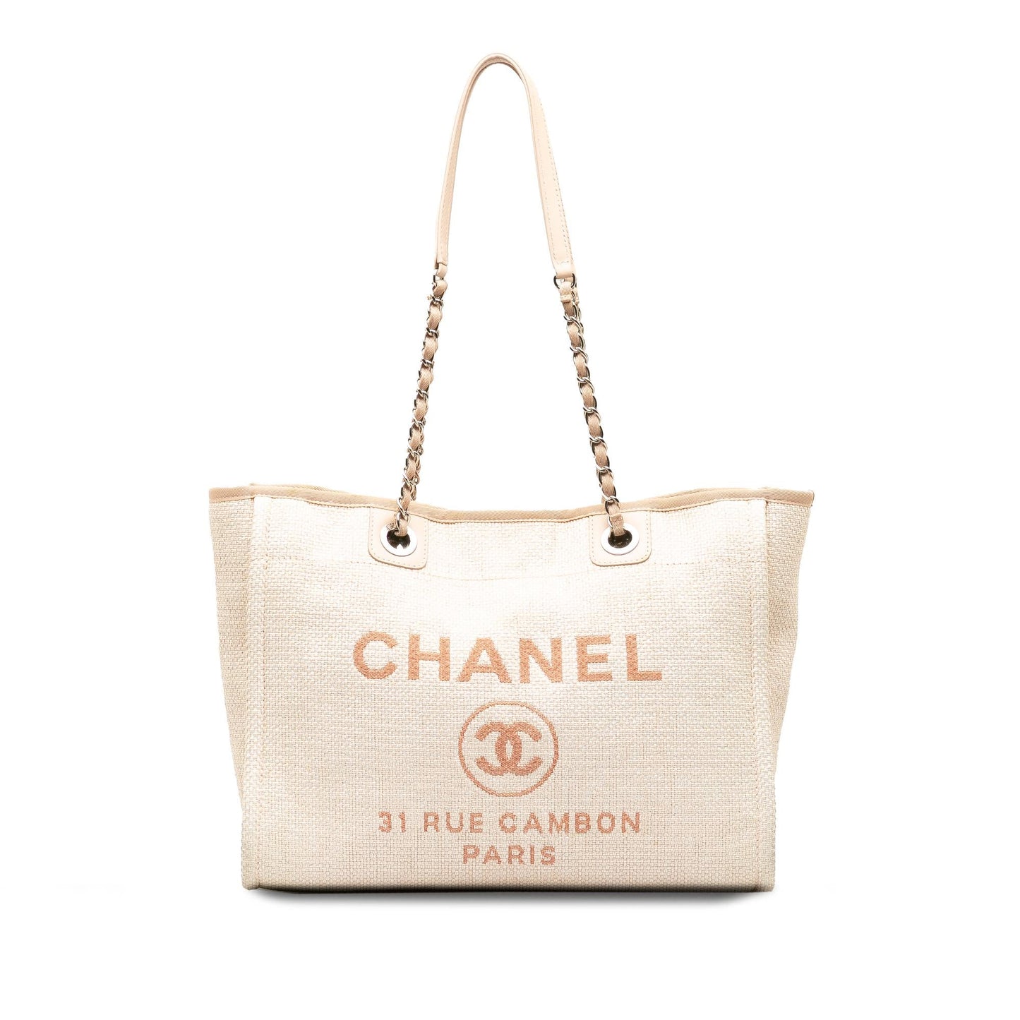 Chanel Small Deauville Tote Bag (SHG-PwaxUa)