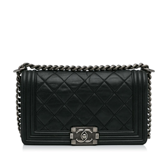 Chanel Small Lambskin Boy Flap (SHG-kO989R)