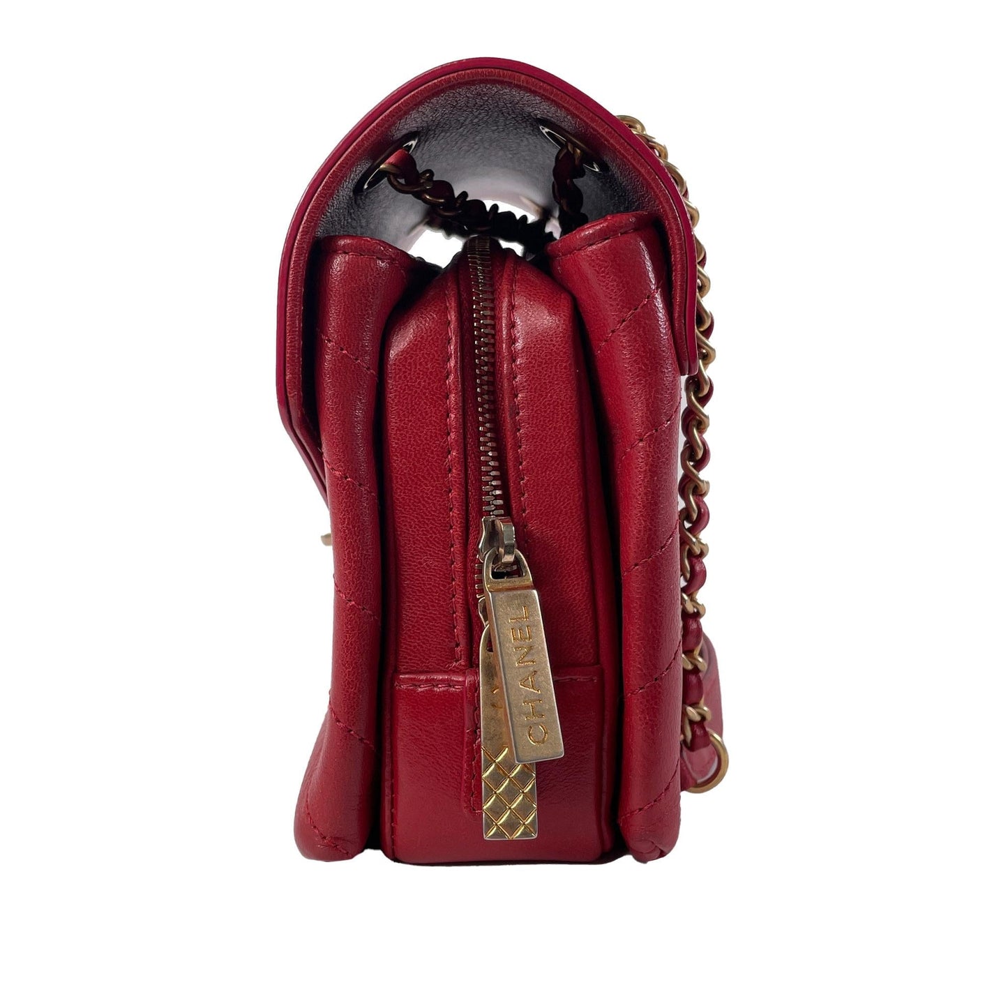 Chanel Small Lambskin Coco Chevron Envelope Flap Bag (SHG-pi3CHQ)