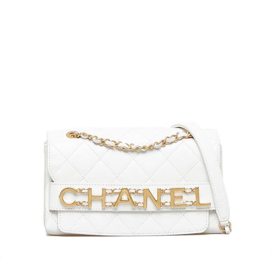 Chanel Small Lambskin Enchained Flap Bag (SHG-nHd7s9)