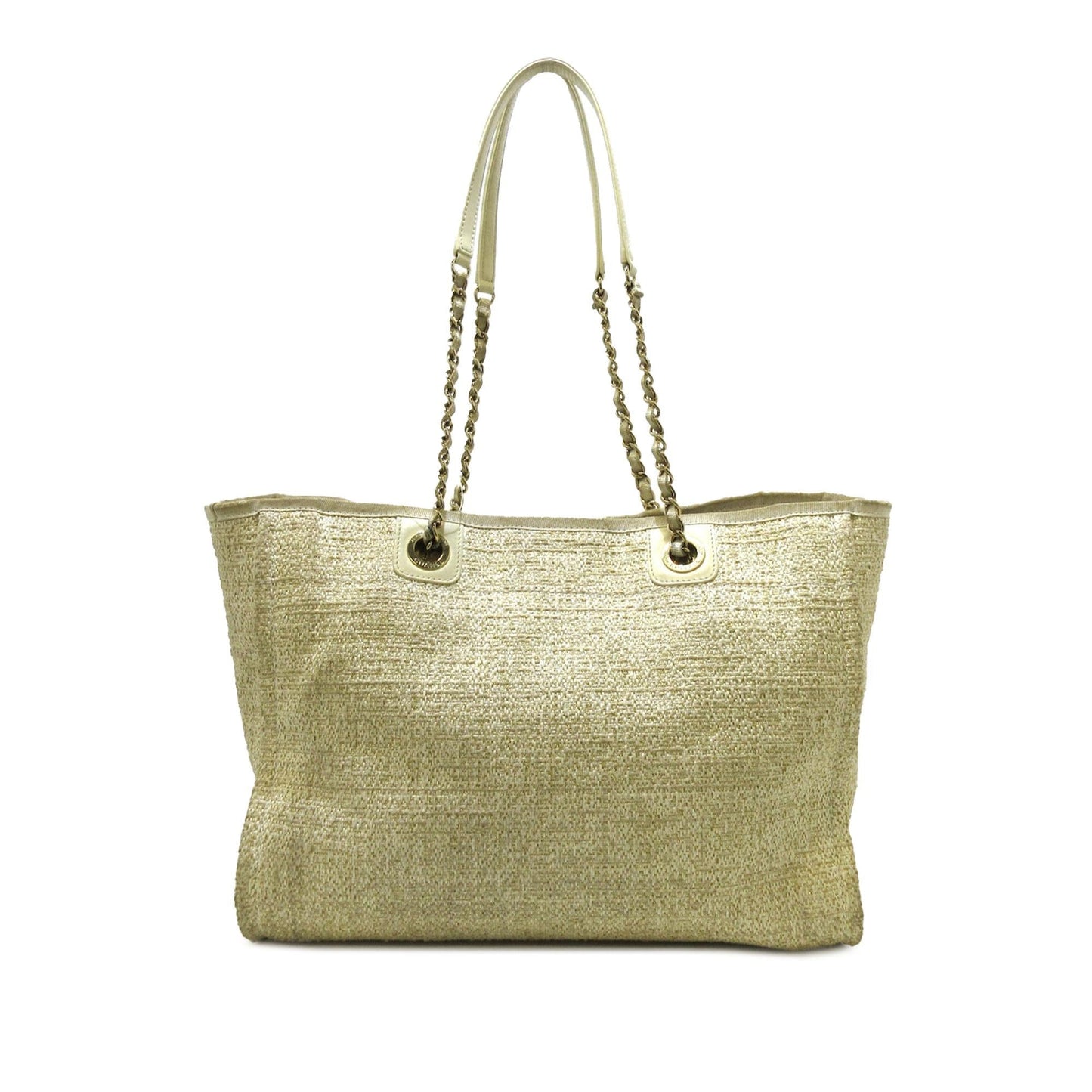 Chanel Small Lurex Boucle Deauville Tote (SHG-8lEXrU)