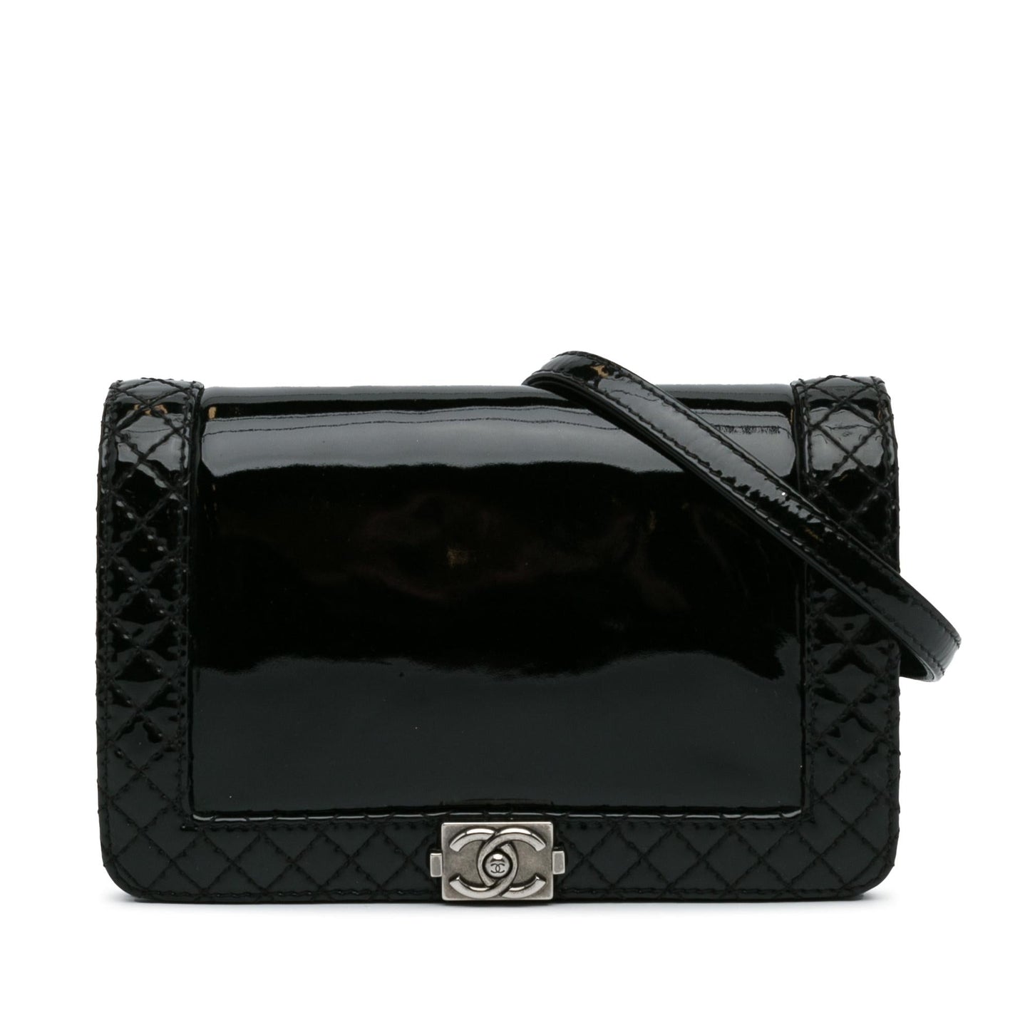 Chanel Small Patent Boy Reverso Flap (SHG-cOthgZ)