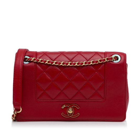 Chanel Small Sheepskin Vintage Mademoiselle Flap (SHG-zsUypA)
