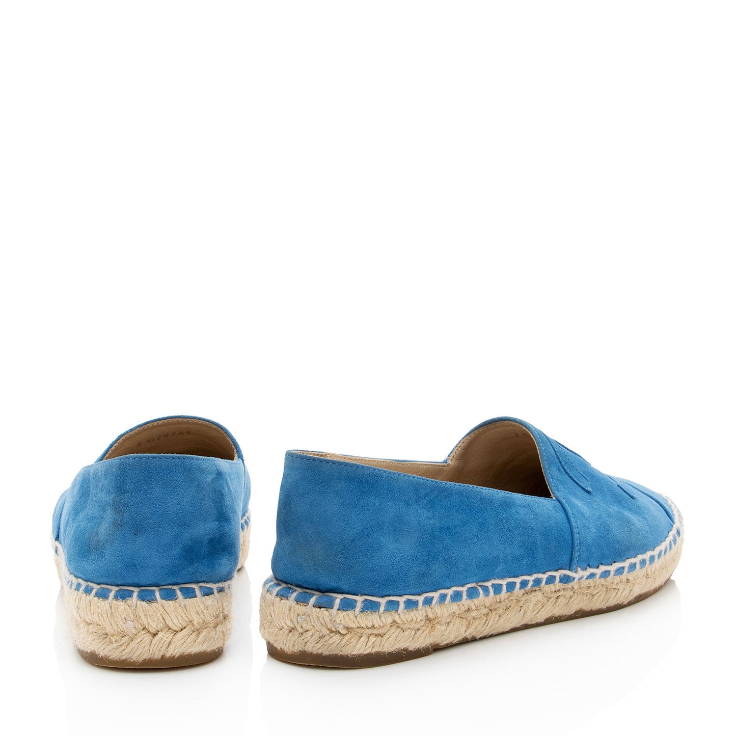 Chanel Suede CC Espadrilles - Size 7 / 37 (SHF-1NYUJk)
