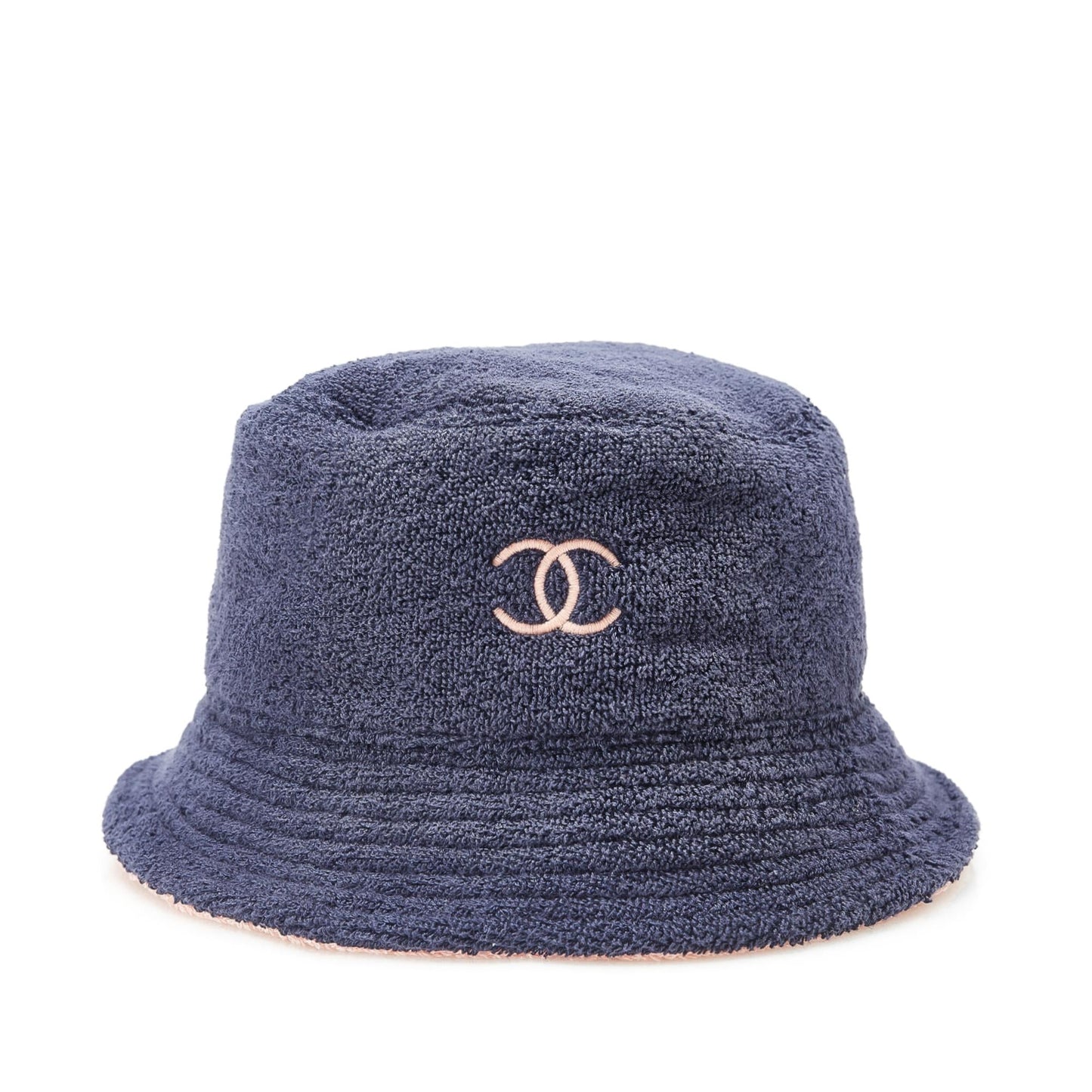 Chanel Terry Cloth CC Bucket Hat (SHG-mXi16g)