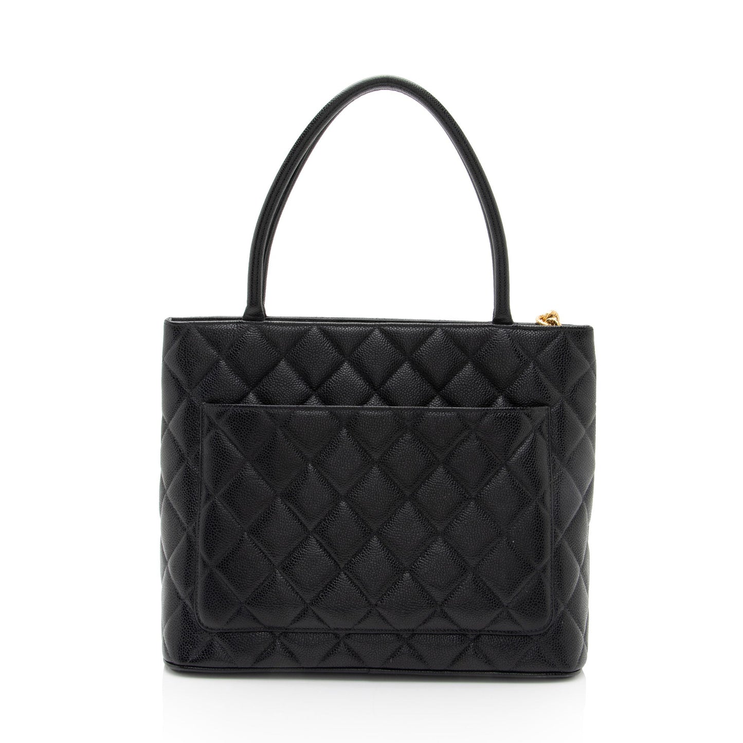 Chanel Vintage Caviar Leather Medallion Tote (SHF-1e1Co0)