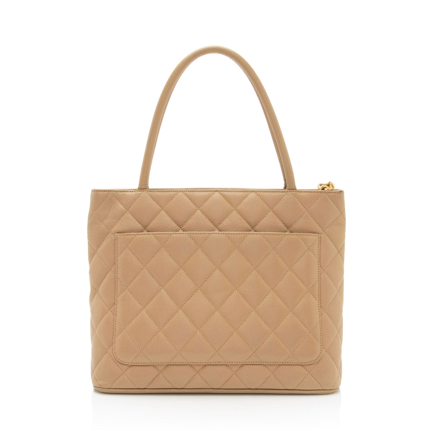 Chanel Vintage Caviar Leather Medallion Tote (SHF-T2hPlQ)