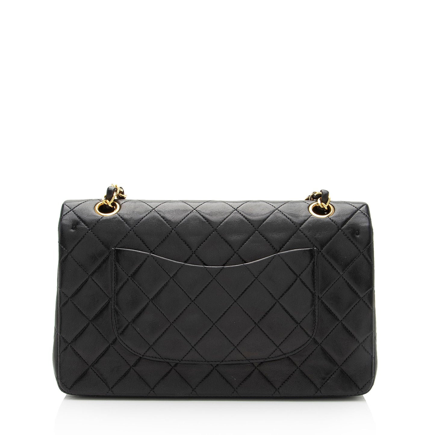 Chanel Vintage Lambskin Classic Medium Double Flap Bag (SHF-G4E2GG)