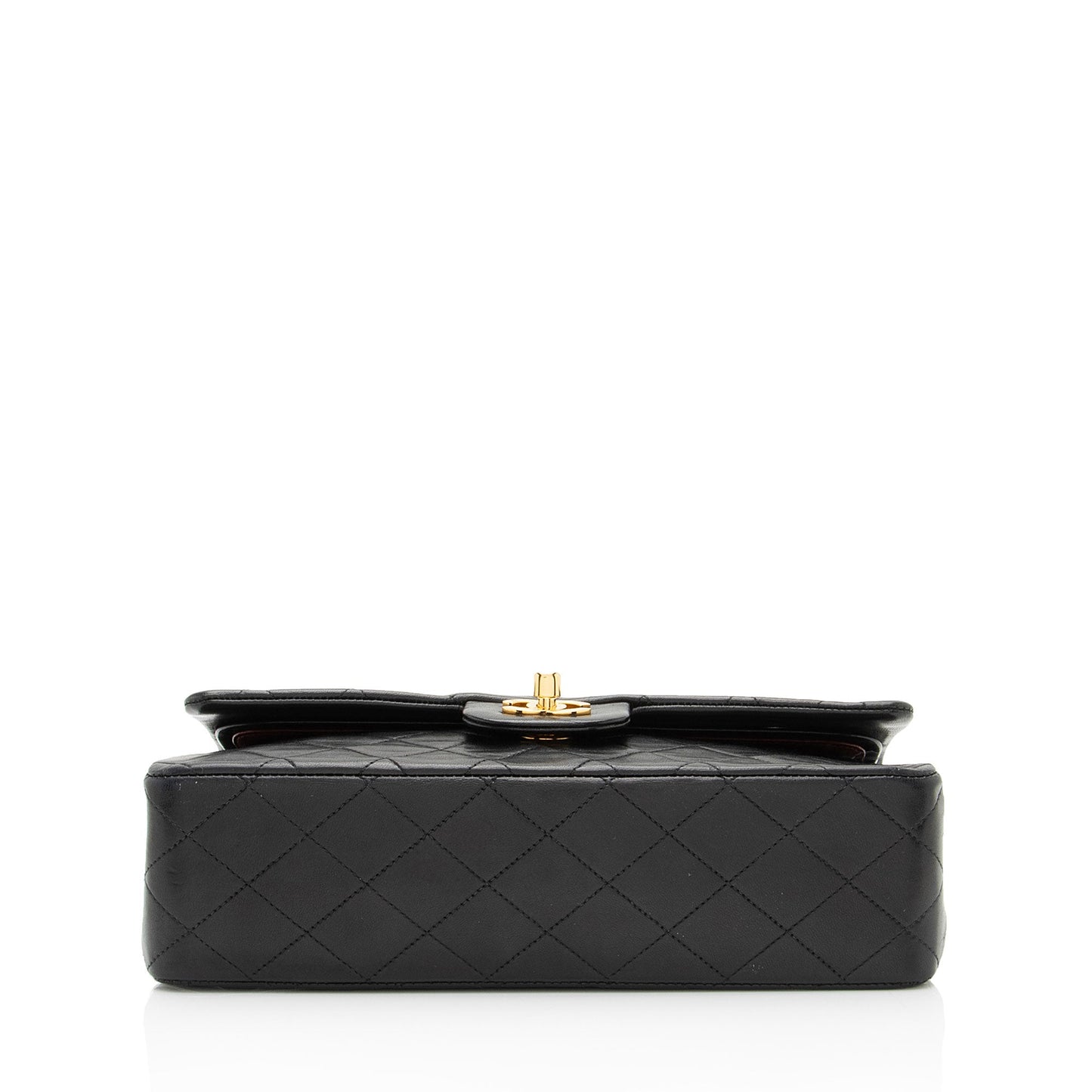 Chanel Vintage Lambskin Classic Medium Double Flap Bag (SHF-G4E2GG)