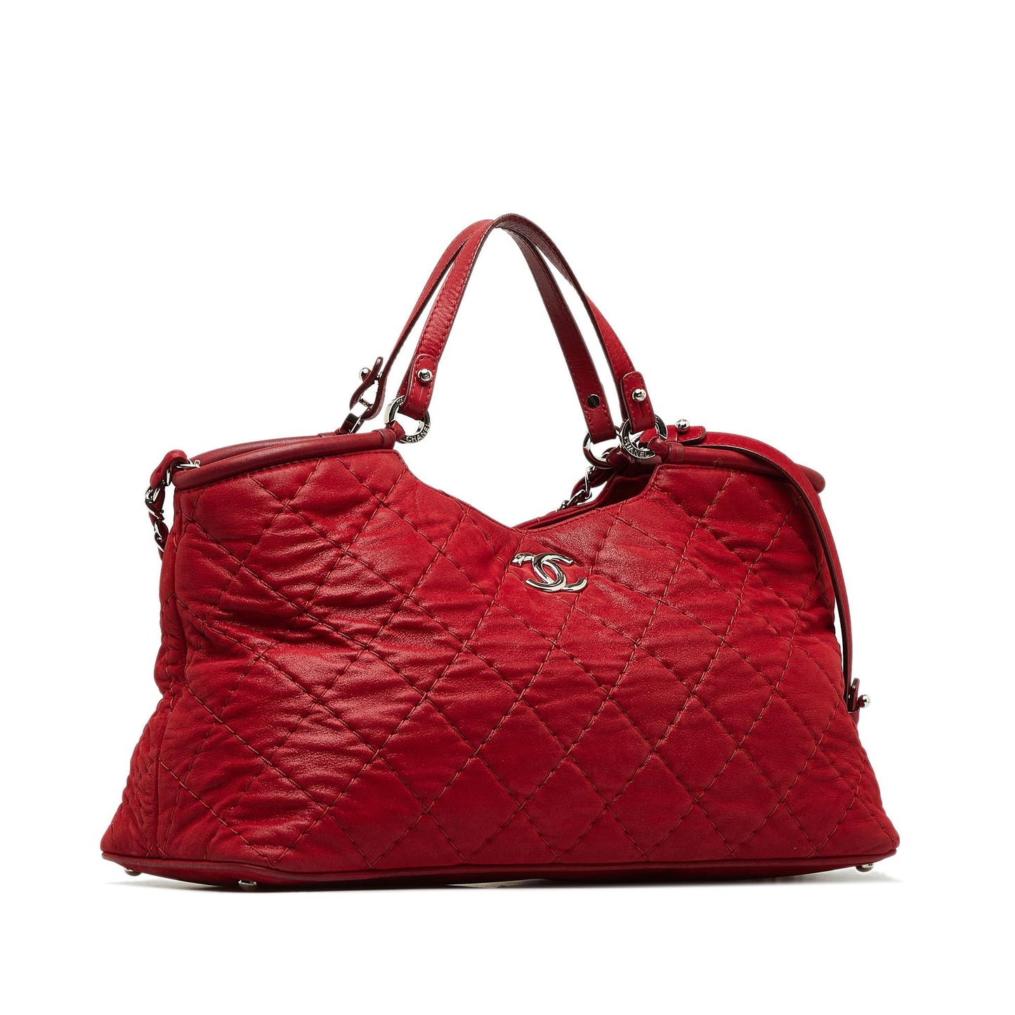 Chanel Wild Stitch CC Sea Hit Lambskin Leather Satchel (SHG-YEsKTJ)