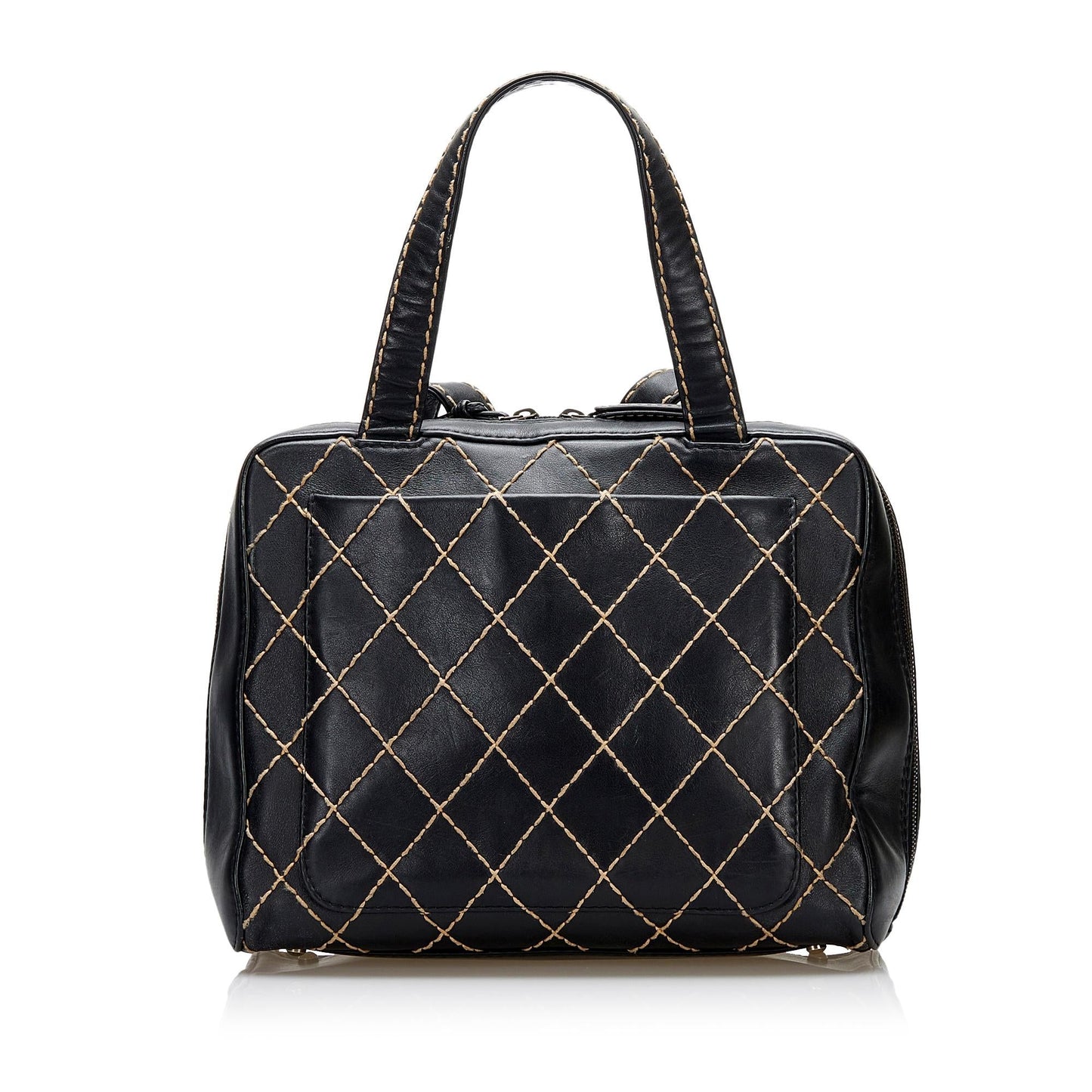 Chanel Wild Stitch Leather Handbag (SHG-dXhYJW)