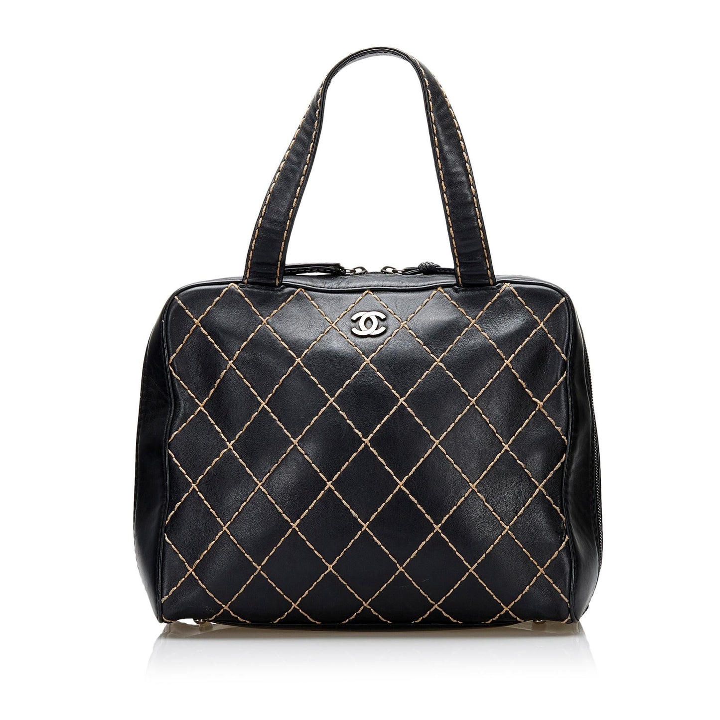 Chanel Wild Stitch Leather Handbag (SHG-dXhYJW)