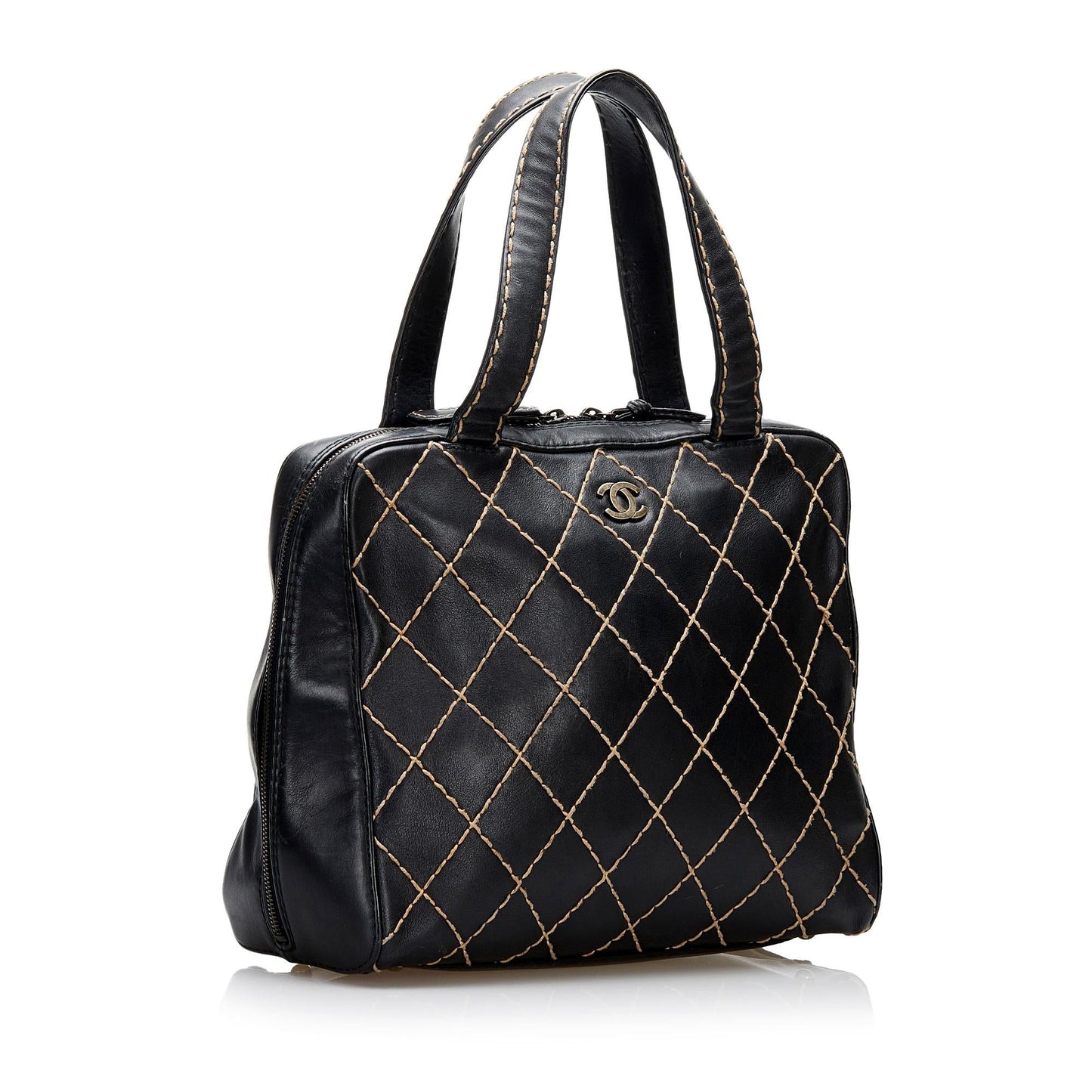 Chanel Wild Stitch Leather Handbag (SHG-dXhYJW)