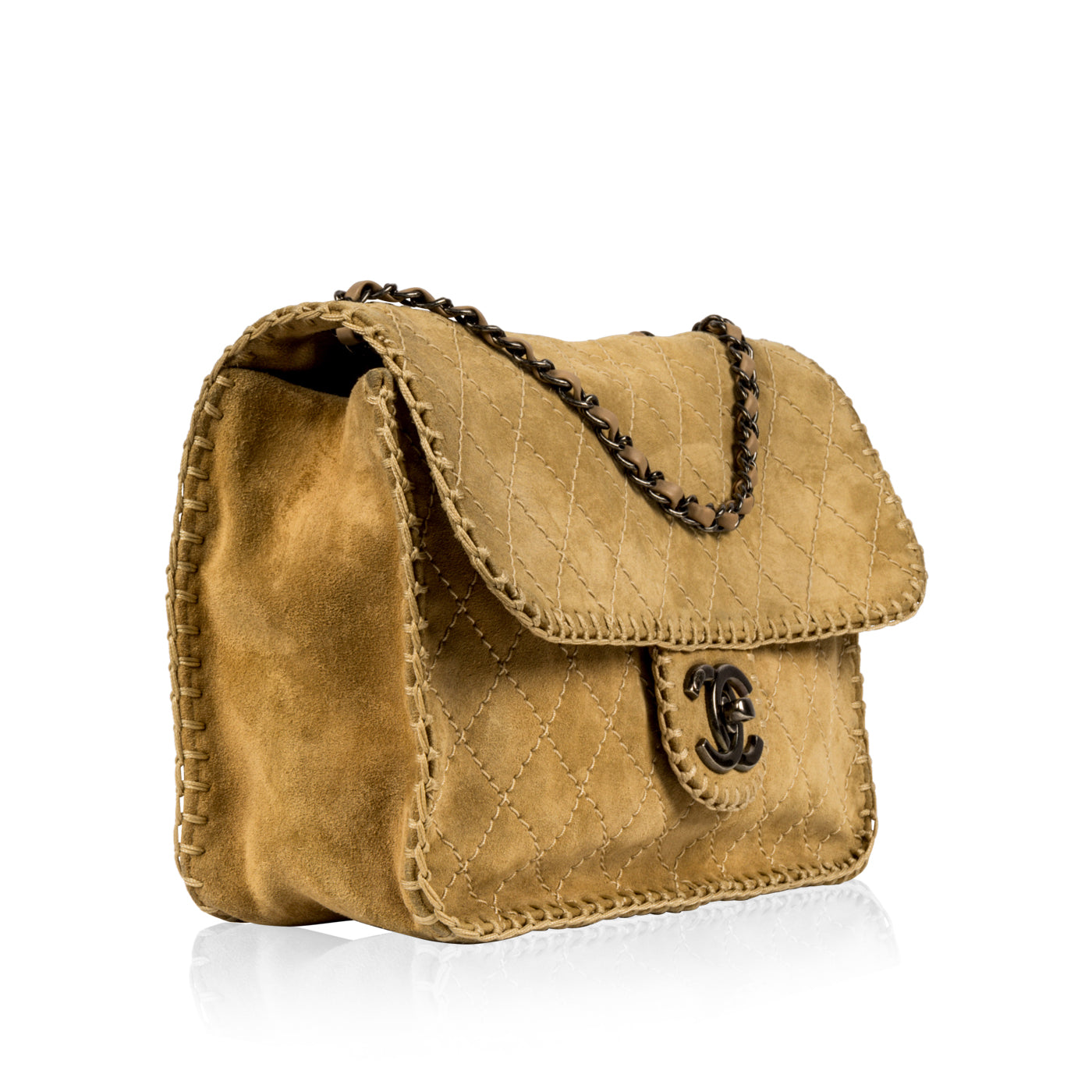 Chanel Nubuck Flap Bag