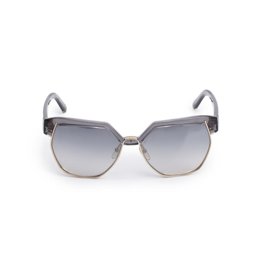 Chloe CE665S Grey Acetate Dafne Oversized Sunglasses w/ Case