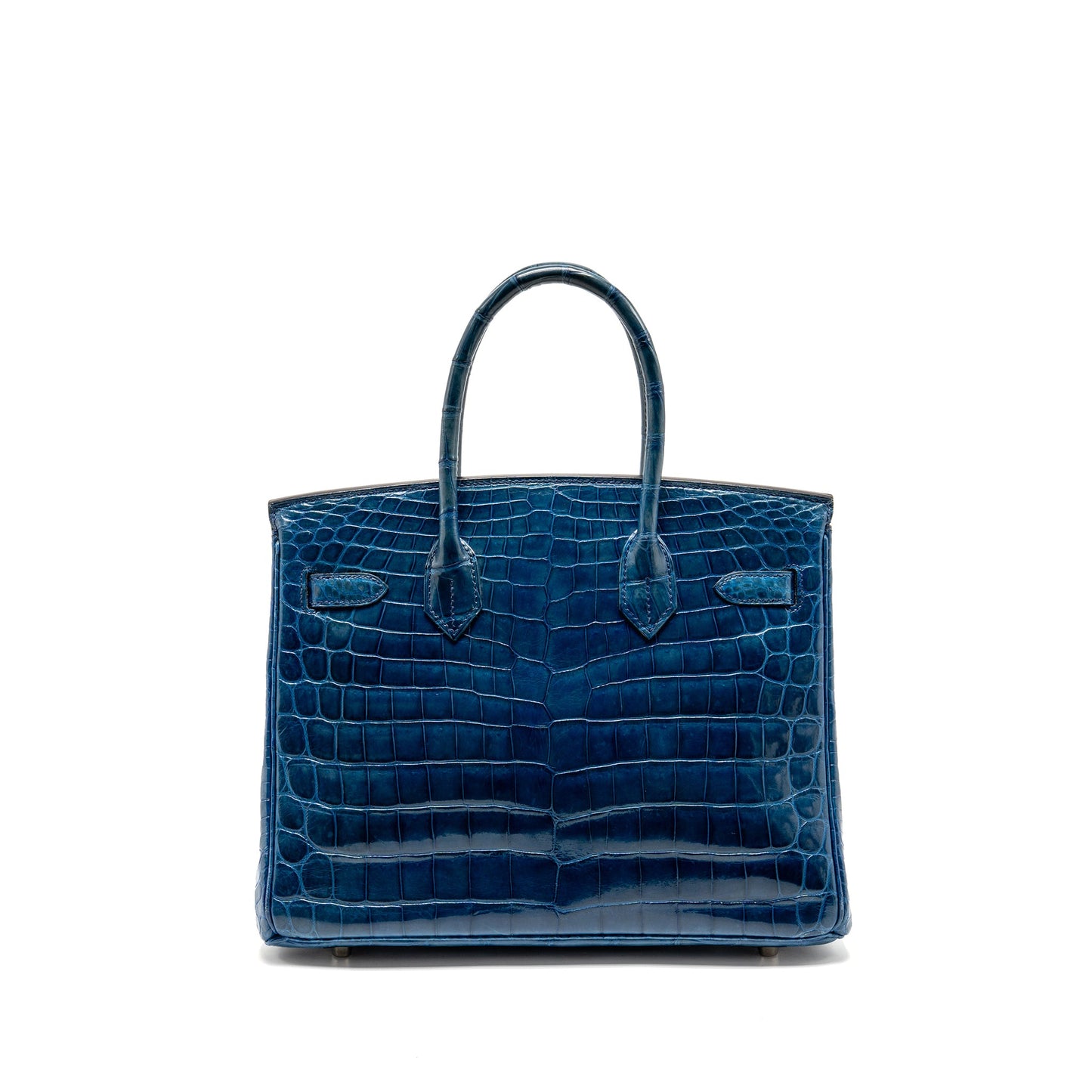 Hermes Birkin 30 Shiny Crocodile Niloticus Colvert SHW Stamp Square L