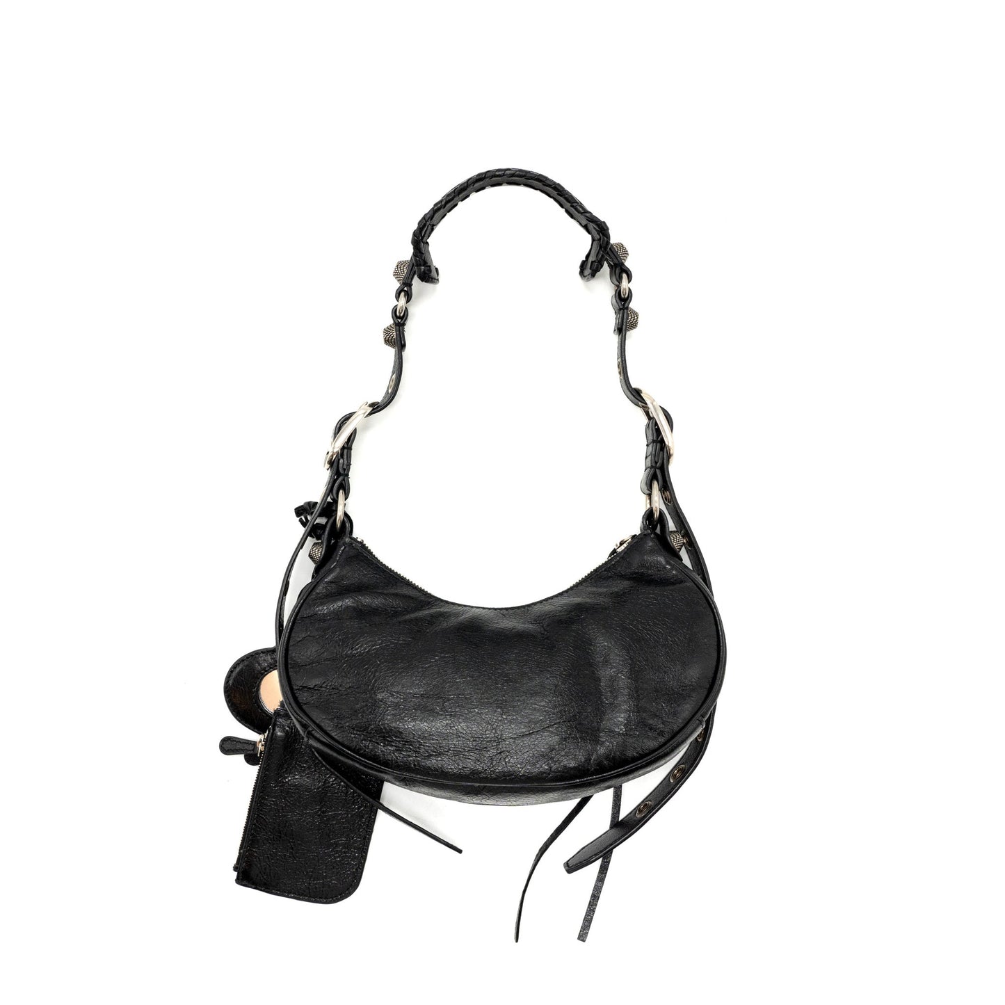 Balenciaga Le Carbo XS shoulder bag lambskin black SHW