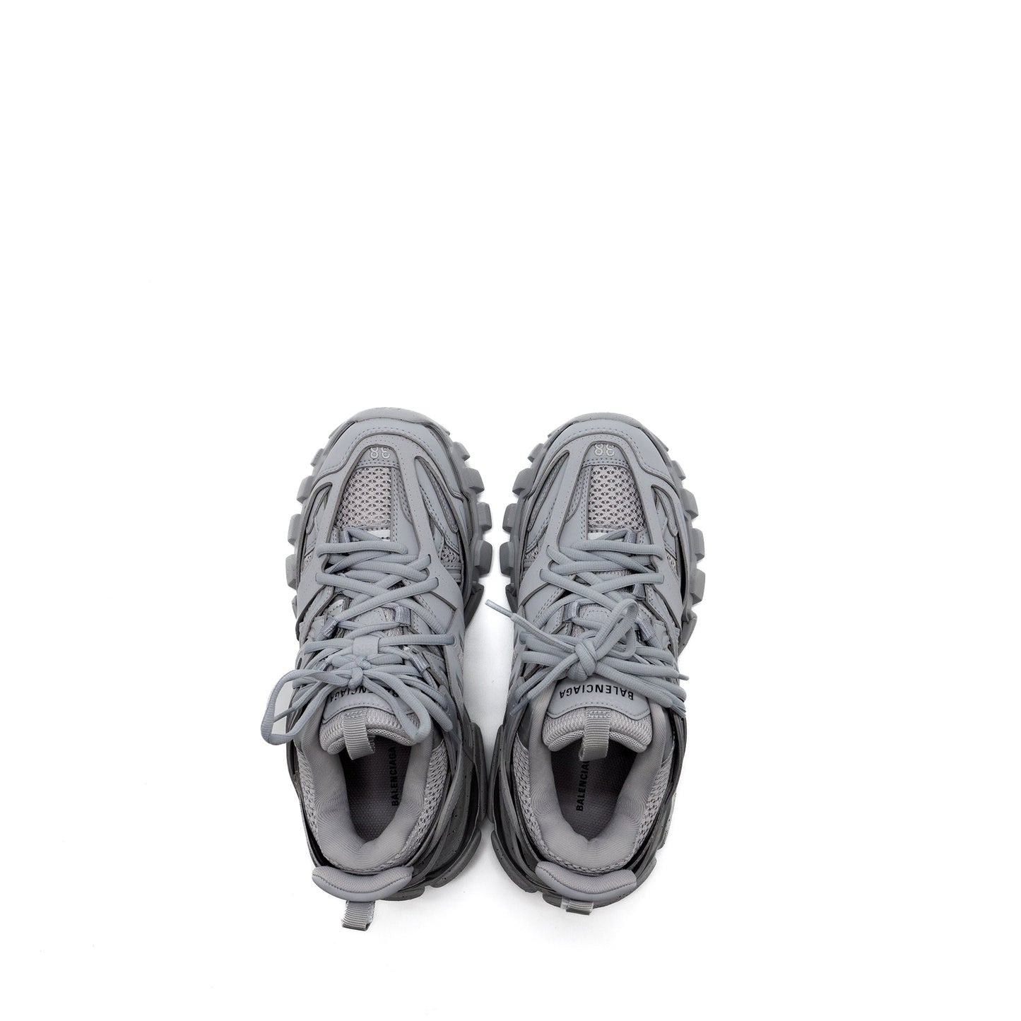 Balenciaga Size 38 Track Sneakers Light Grey