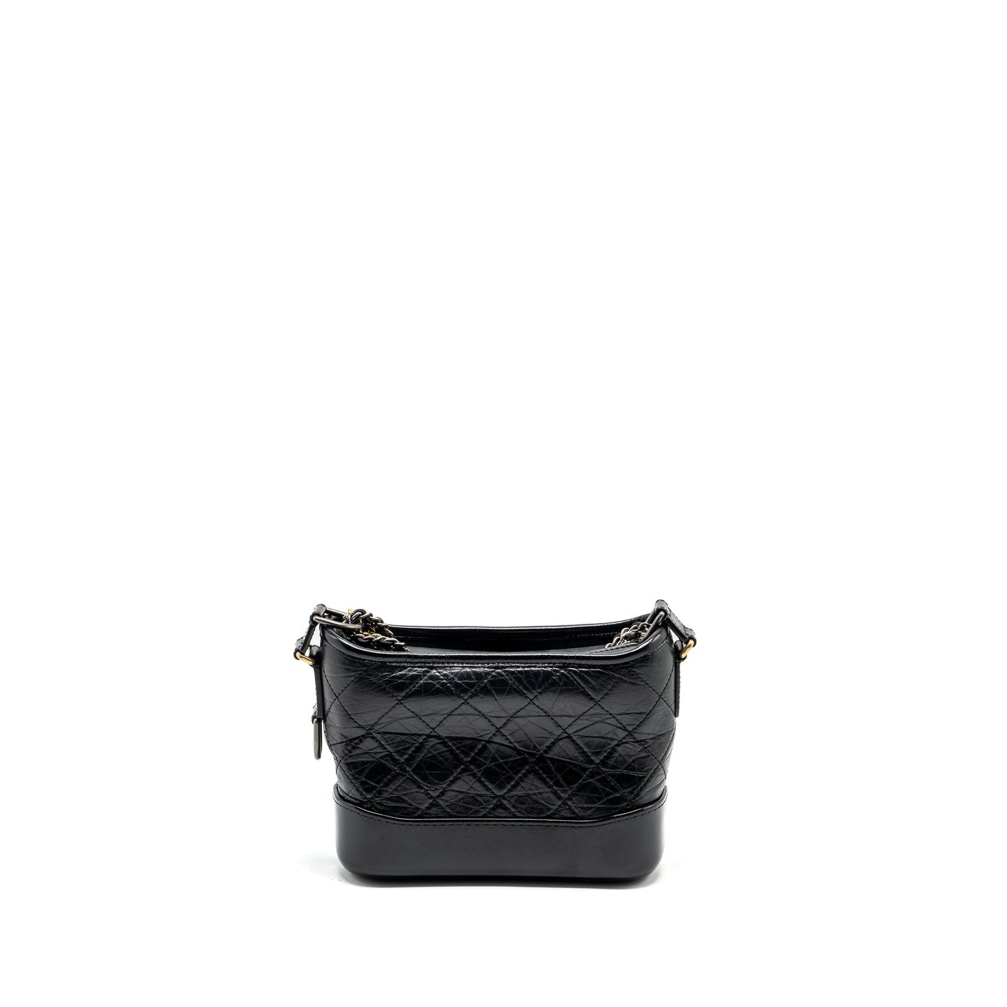 Chanel Small Gabrielle Hobo Bag Calfskin Black Multicolour HARDWARE