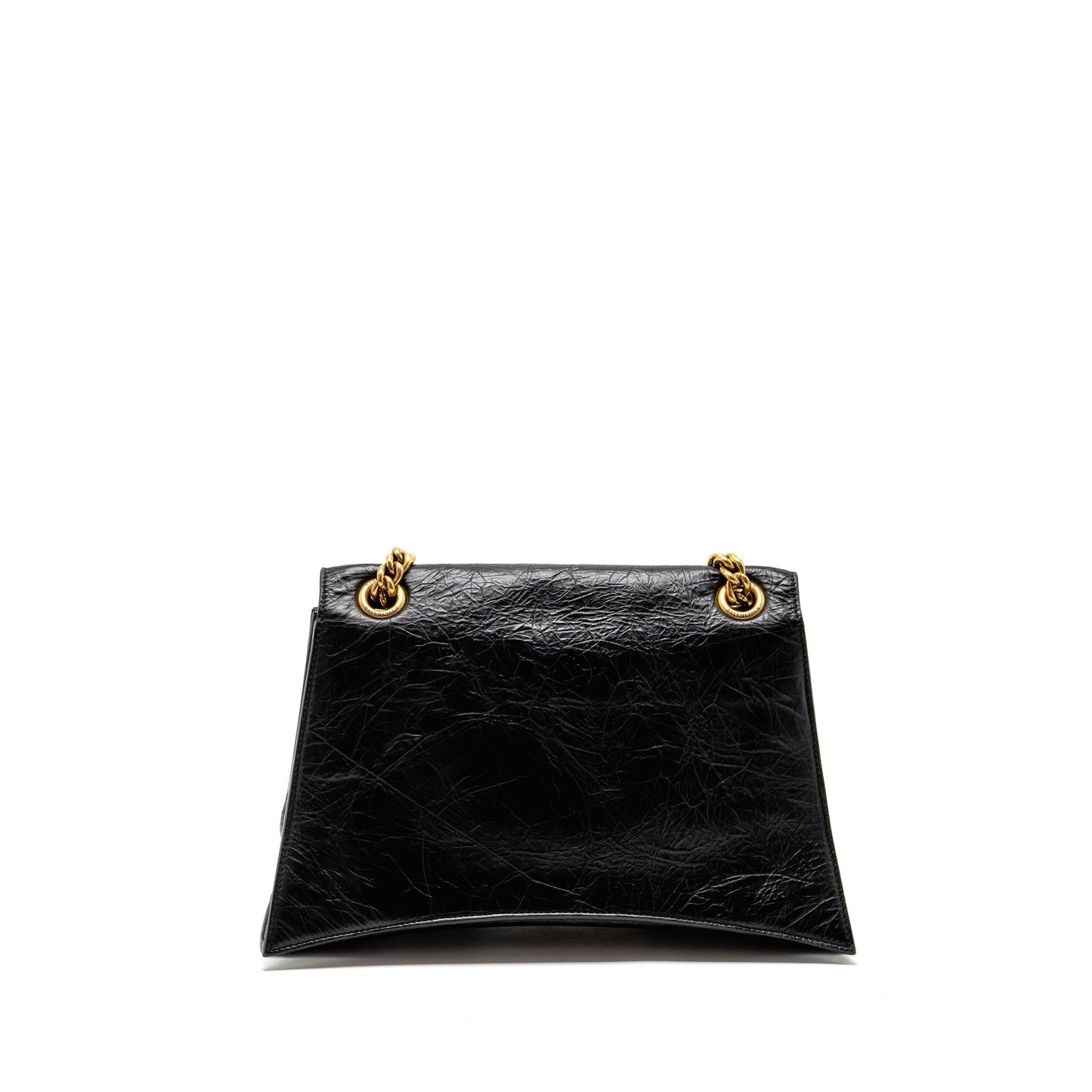 Balenciaga Medium Women’s Crush Chain Bag Calfskin Black GHW