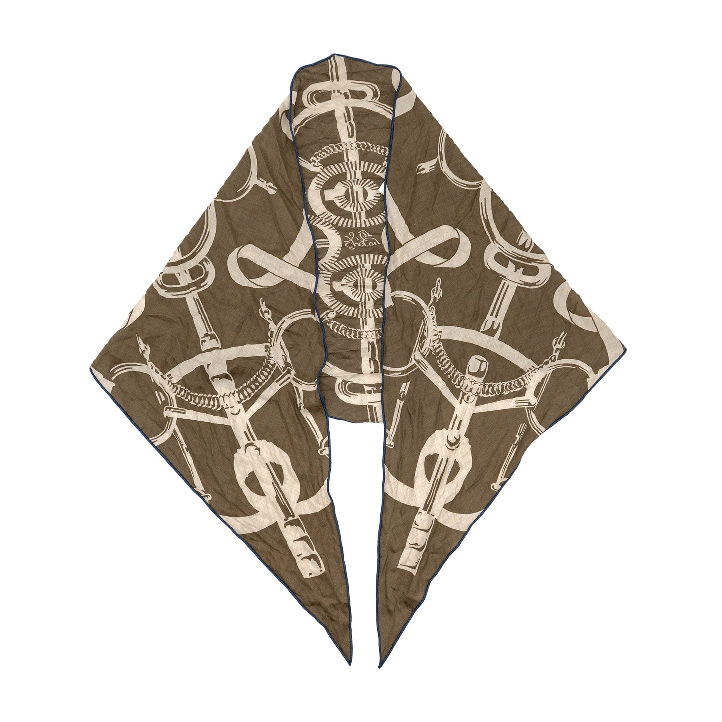 Hermes Los Cach Giant Triangle Scarf Cashmere/Silk Multicolour