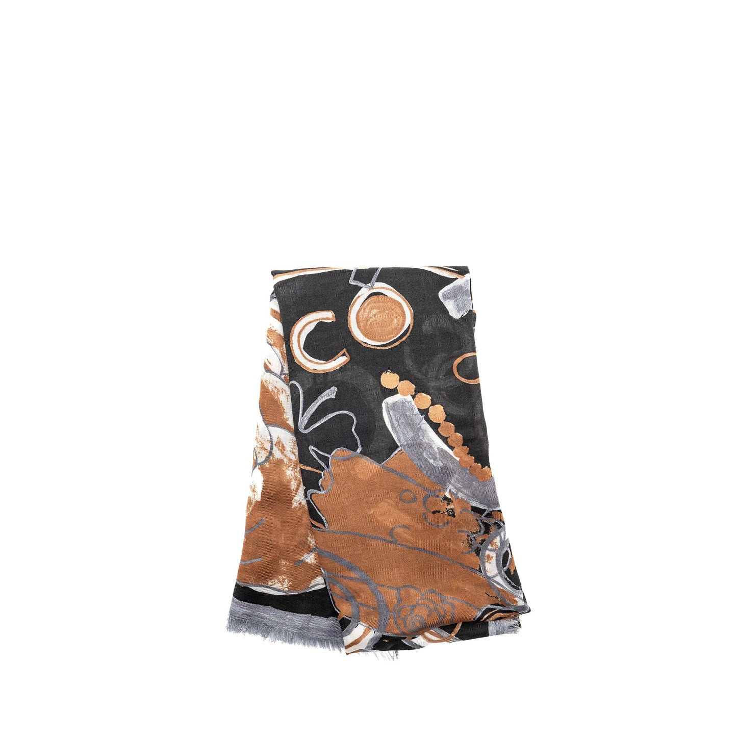 Chanel 140cm Scarf Modal / Cashmere Multicolour