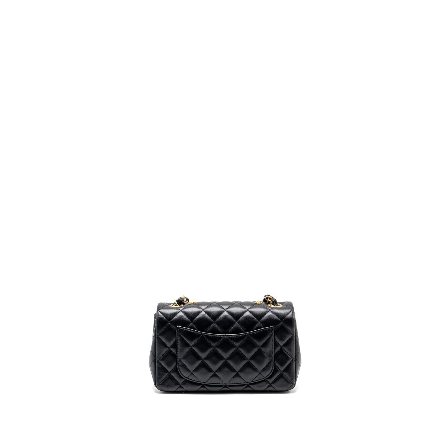Chanel Egyptian Amulet Mini Rectangular Flap Bag Lambskin Black GHW